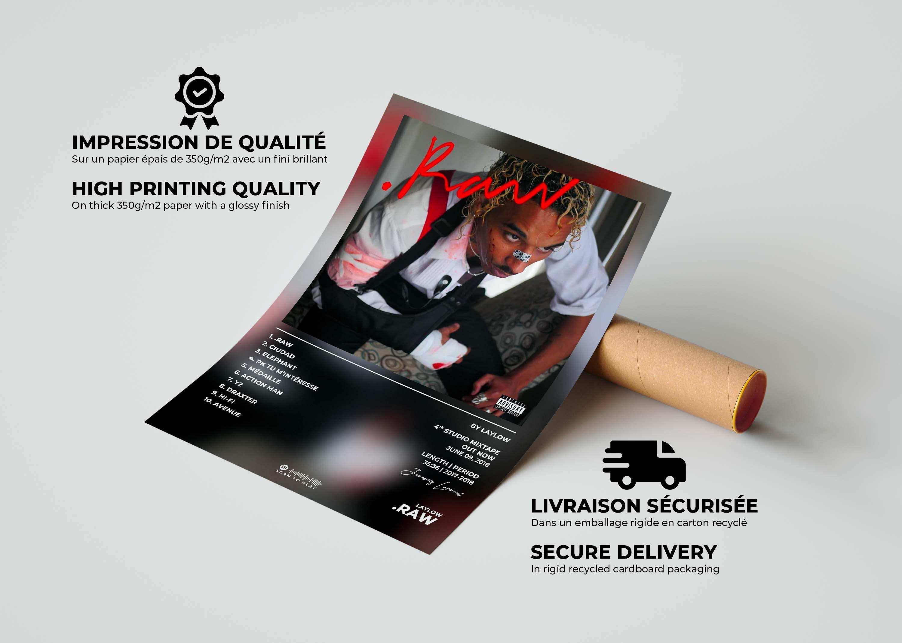 RAW Laylow Poster - Backyard