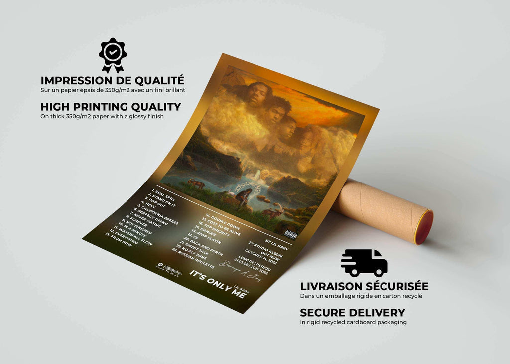 My Turn Lil Baby Poster - Backyard