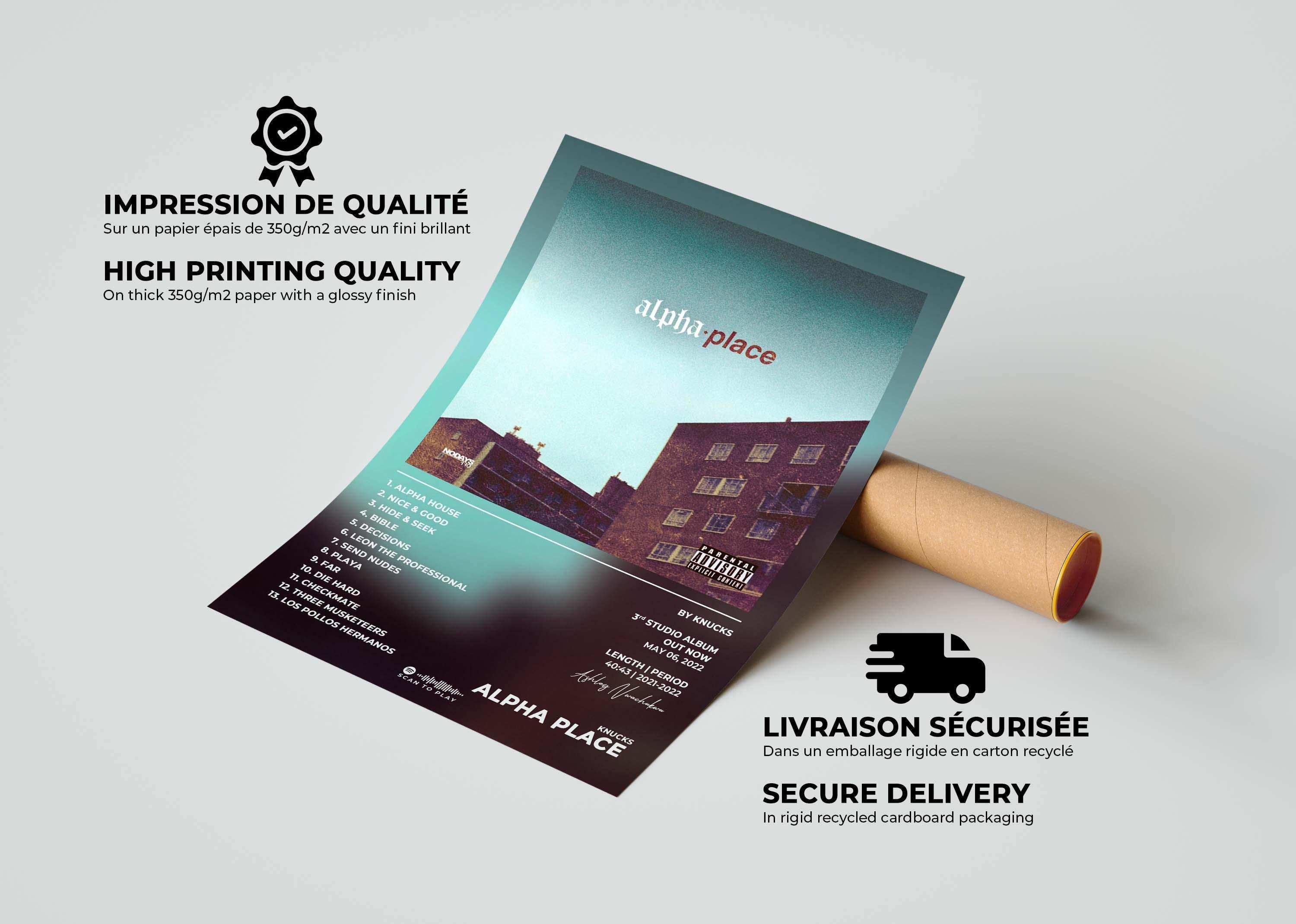 Alpha Place Knucks Poster - Backyard