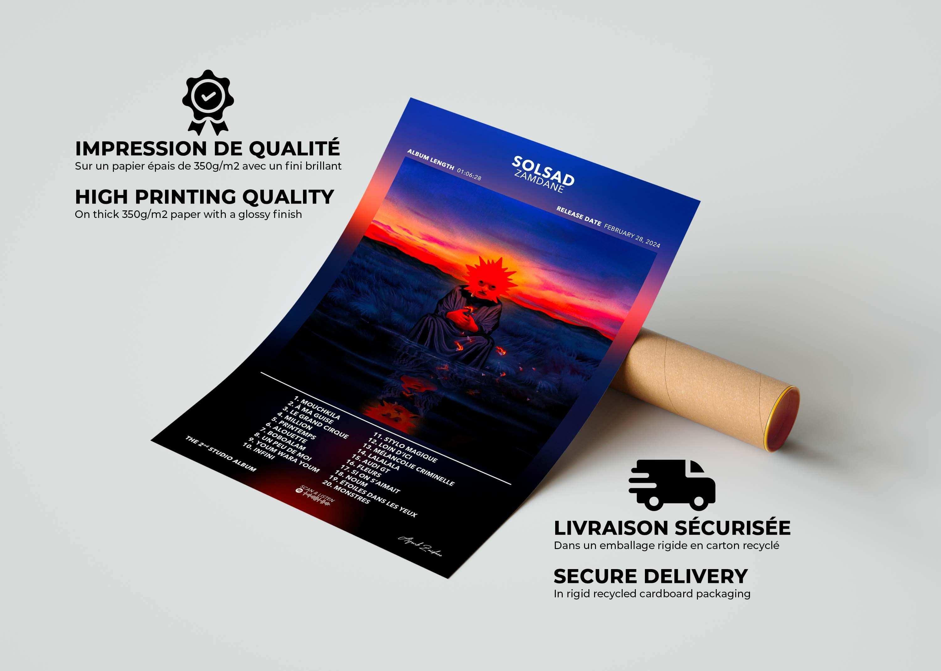 Poster Solsad Zamdane - Backyard