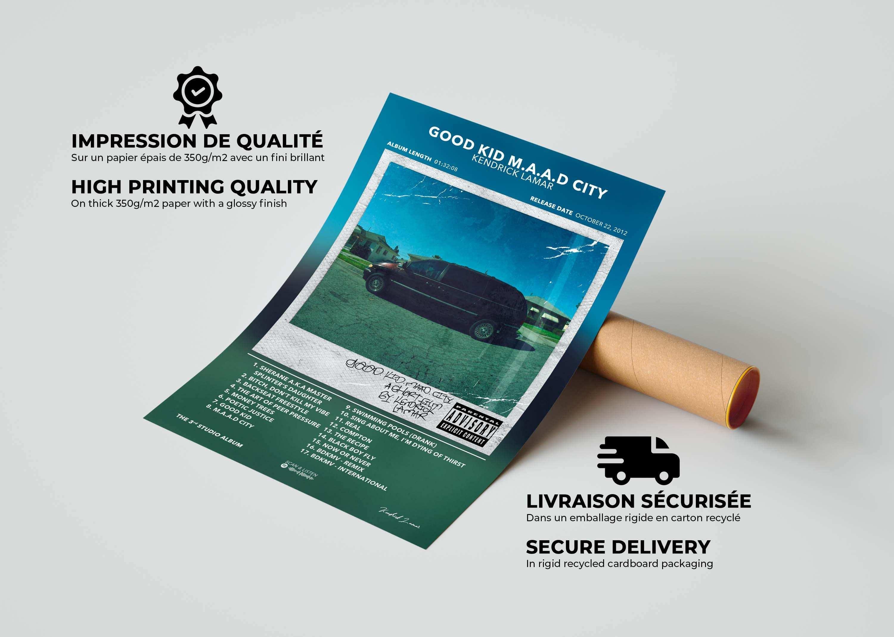 Poster Good Kid M.A.A.D City Kendrick Lamar - Backyard