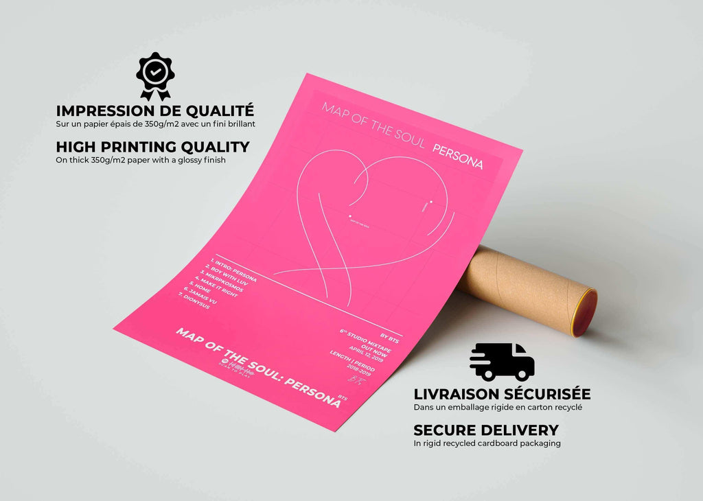 Map Of The Soul : Persona BTS Poster - Backyard