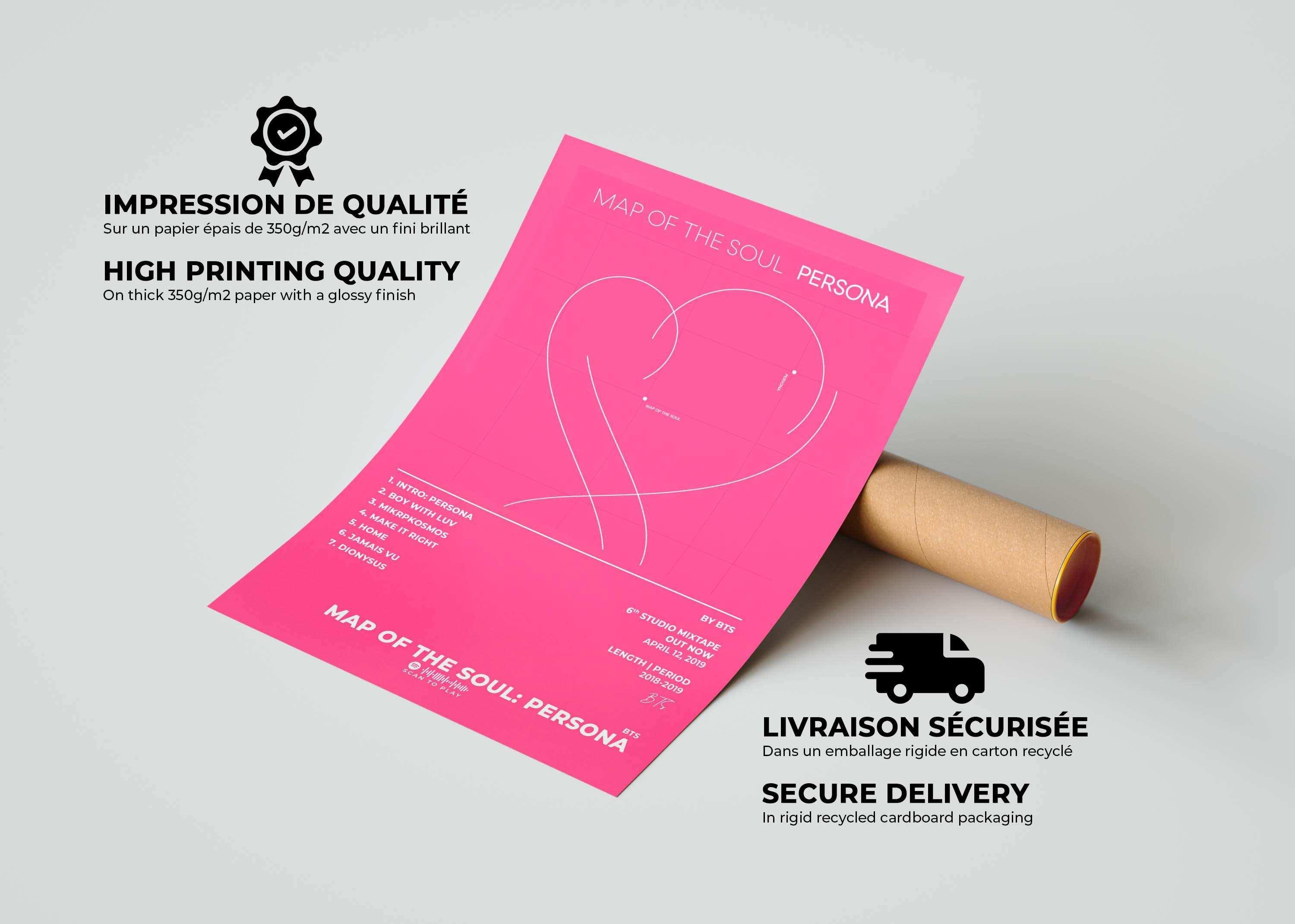 Map Of The Soul : Persona BTS Poster - Backyard