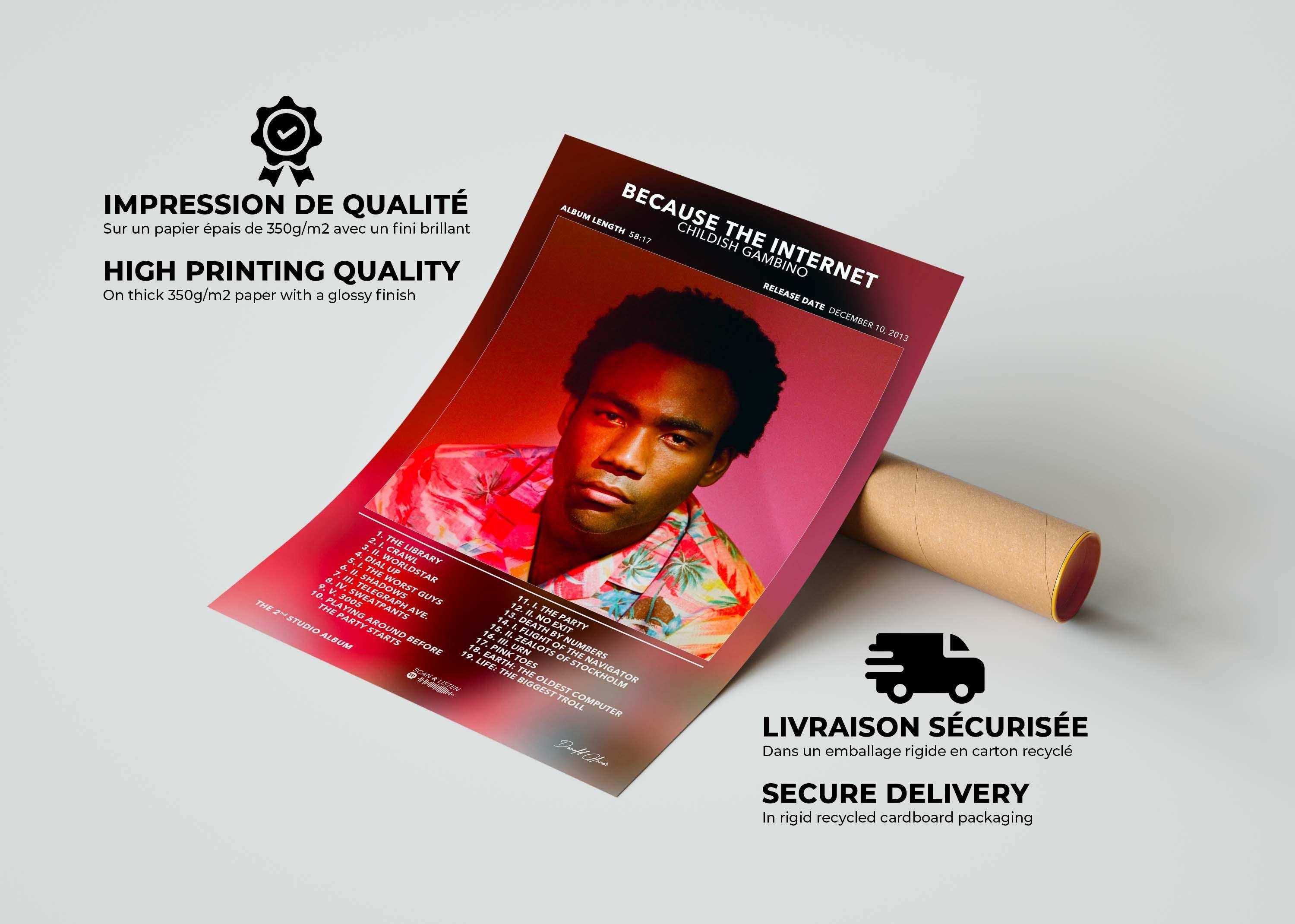 Poster Because The Internet Childish Gambino - Backyard