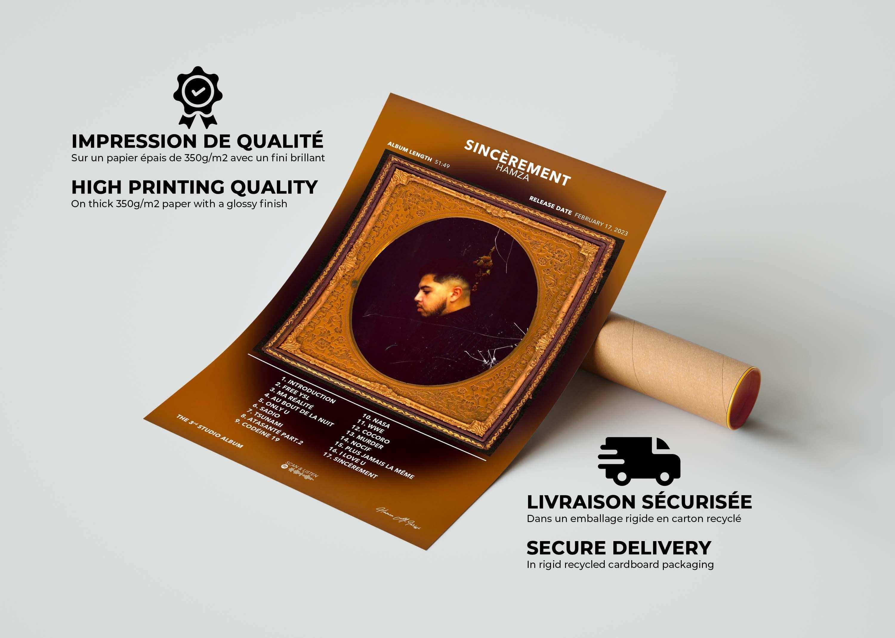 Poster Sincèrement Hamza - Backyard