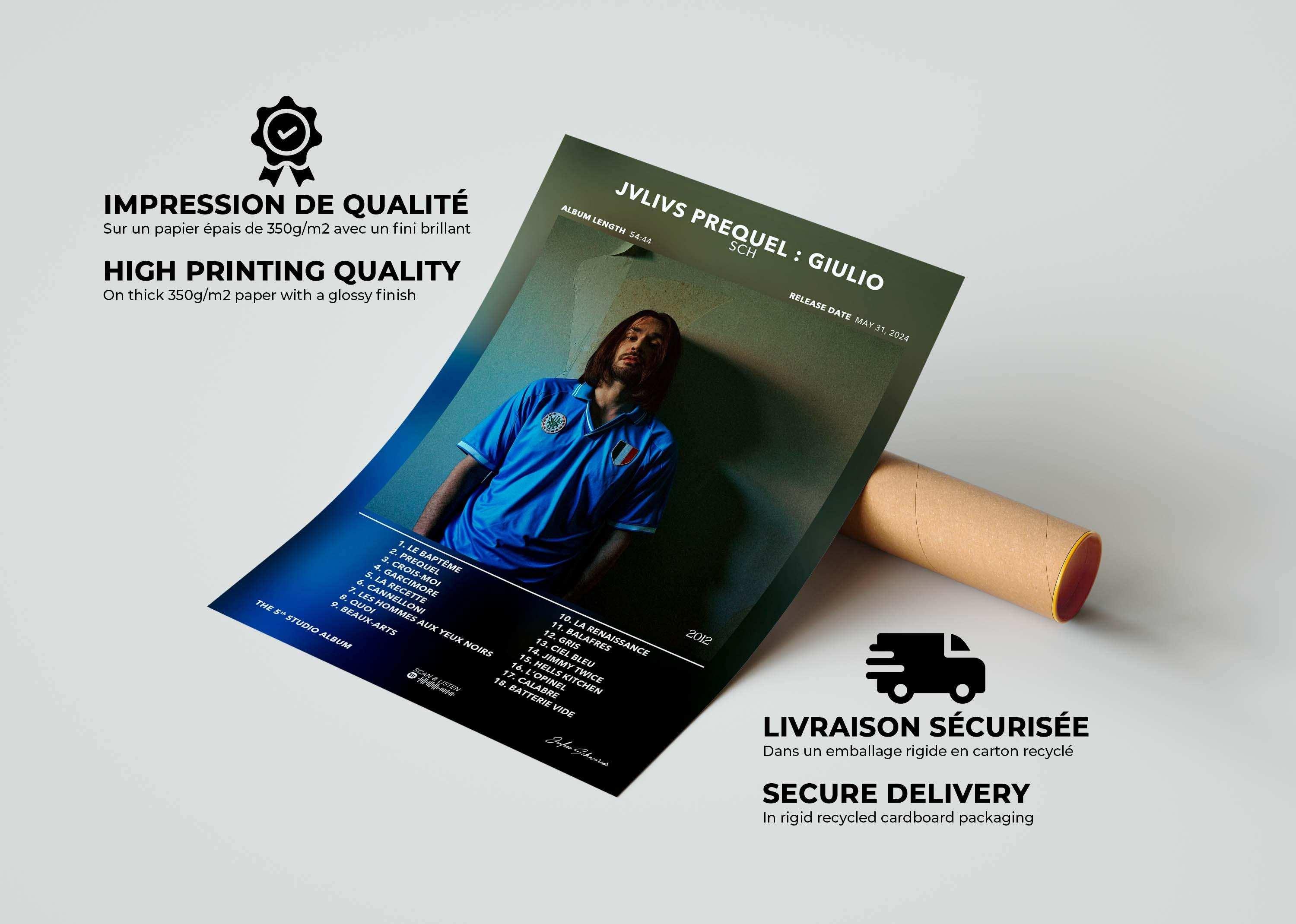 Poster JVLIVS Prequel : Giulio SCH - Backyard