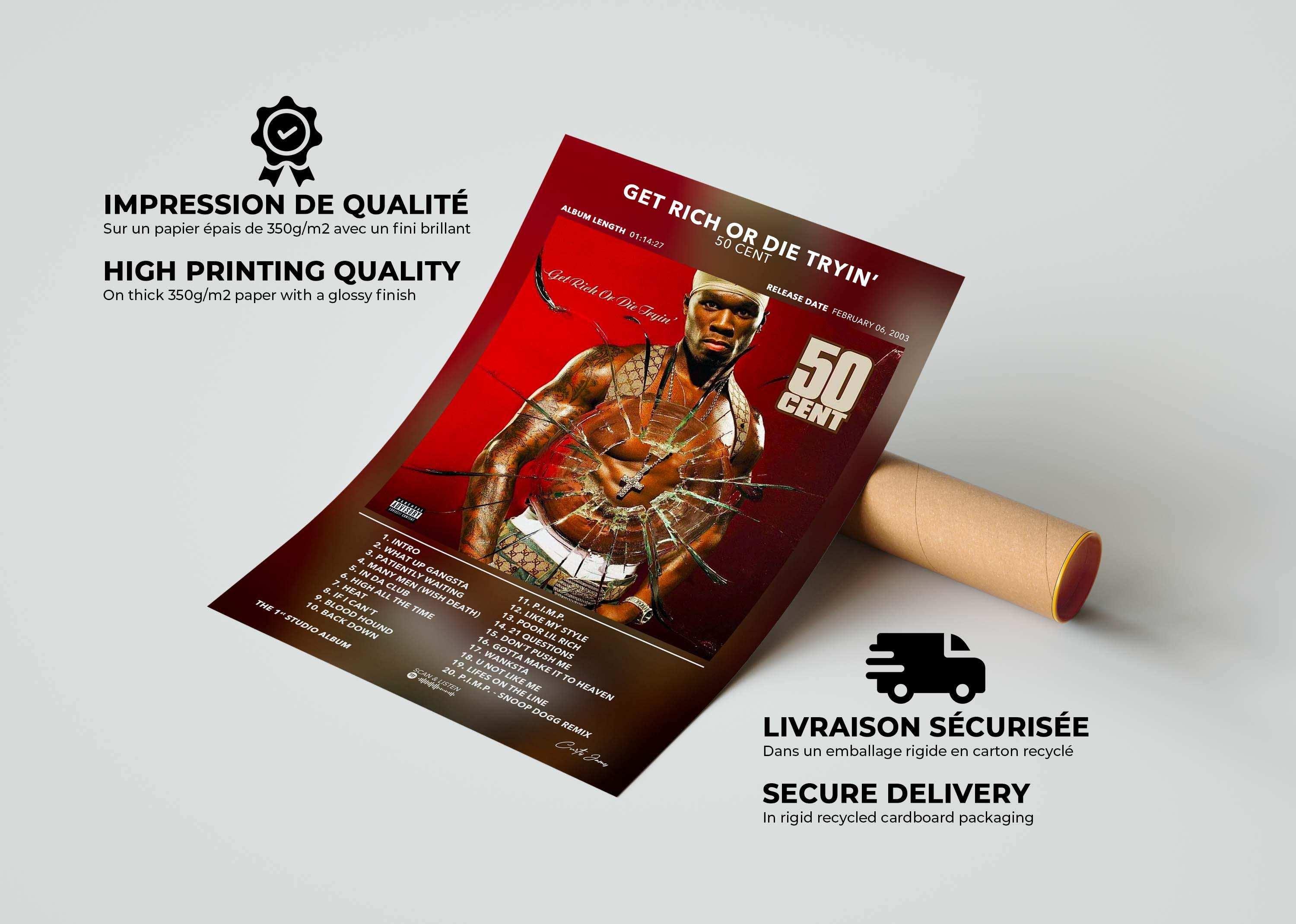 Poster Get Rich Or Die Tryin' 50 Cent - Backyard