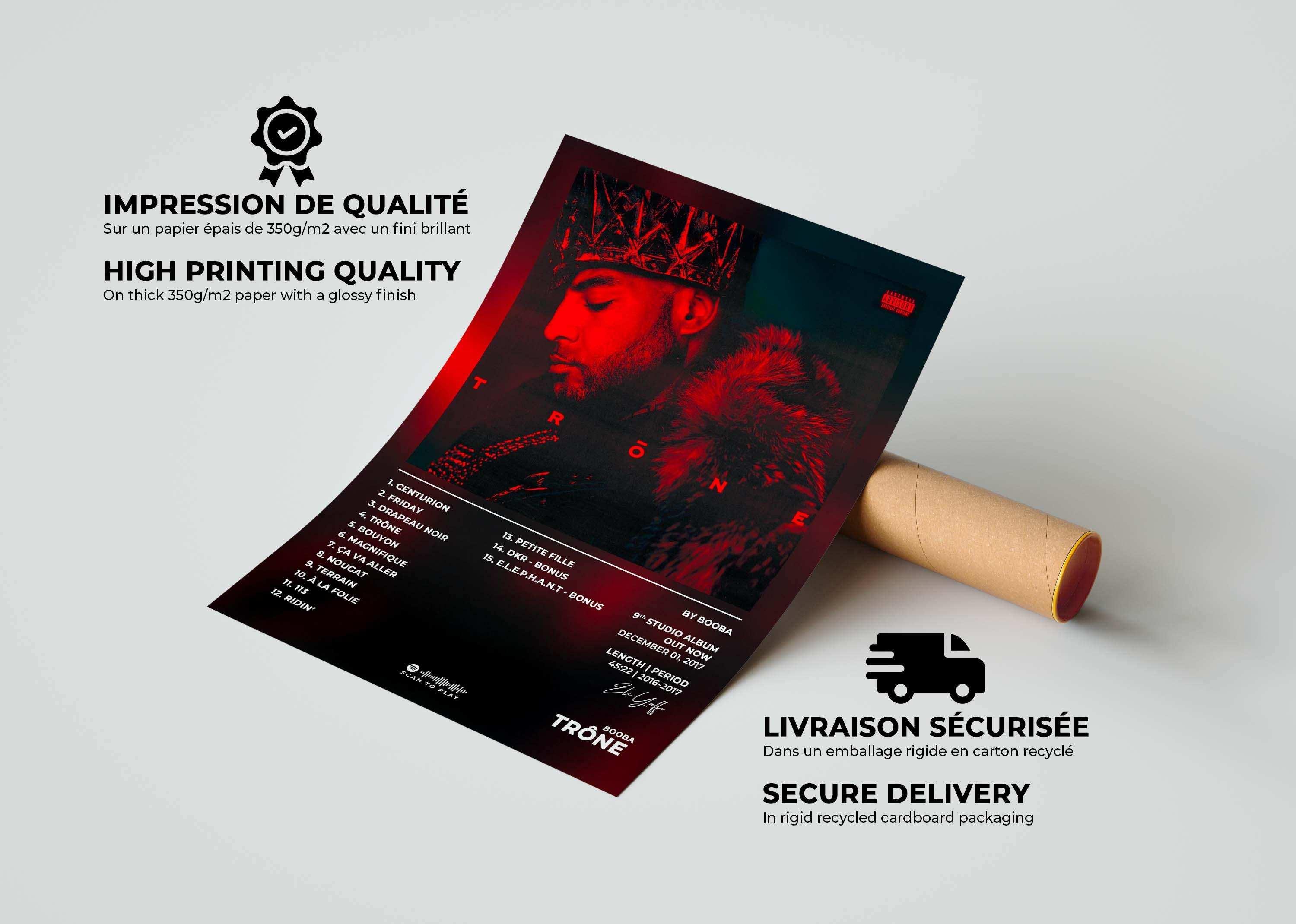 Trône Booba Poster - Backyard