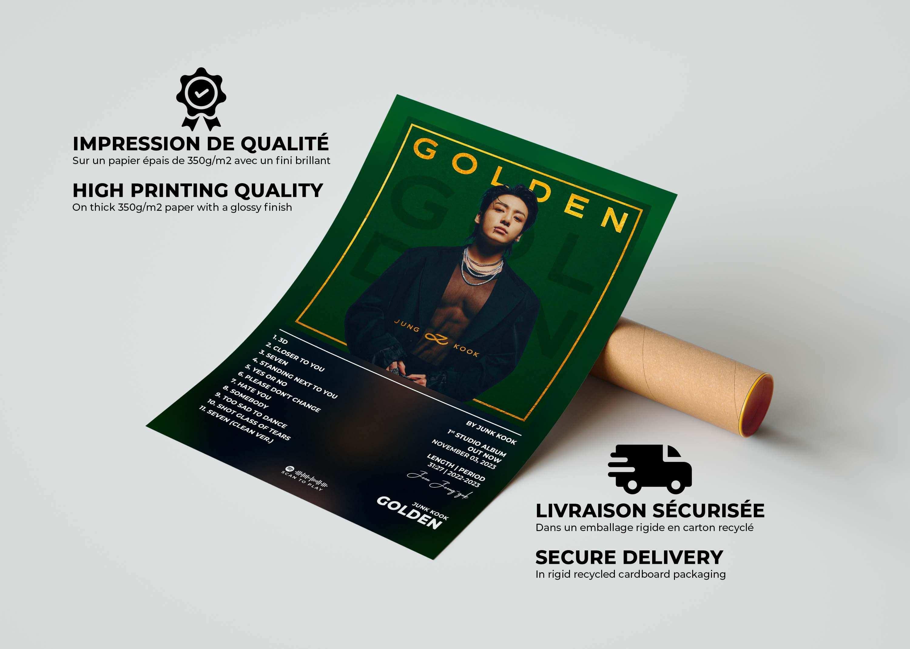 Golden Junk Kook Poster - Backyard