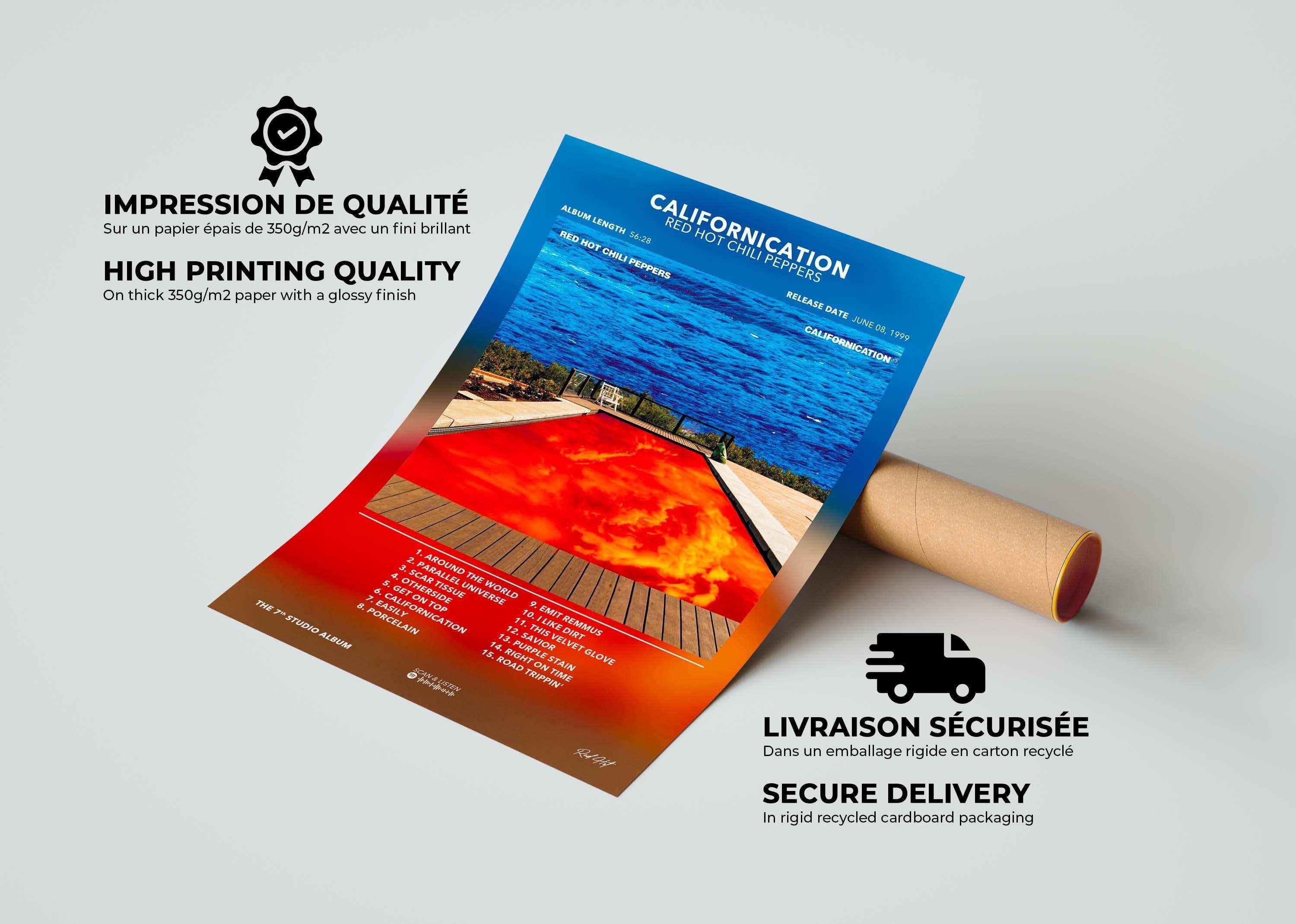 Poster Californication Red Hot Chili Peppers - Backyard