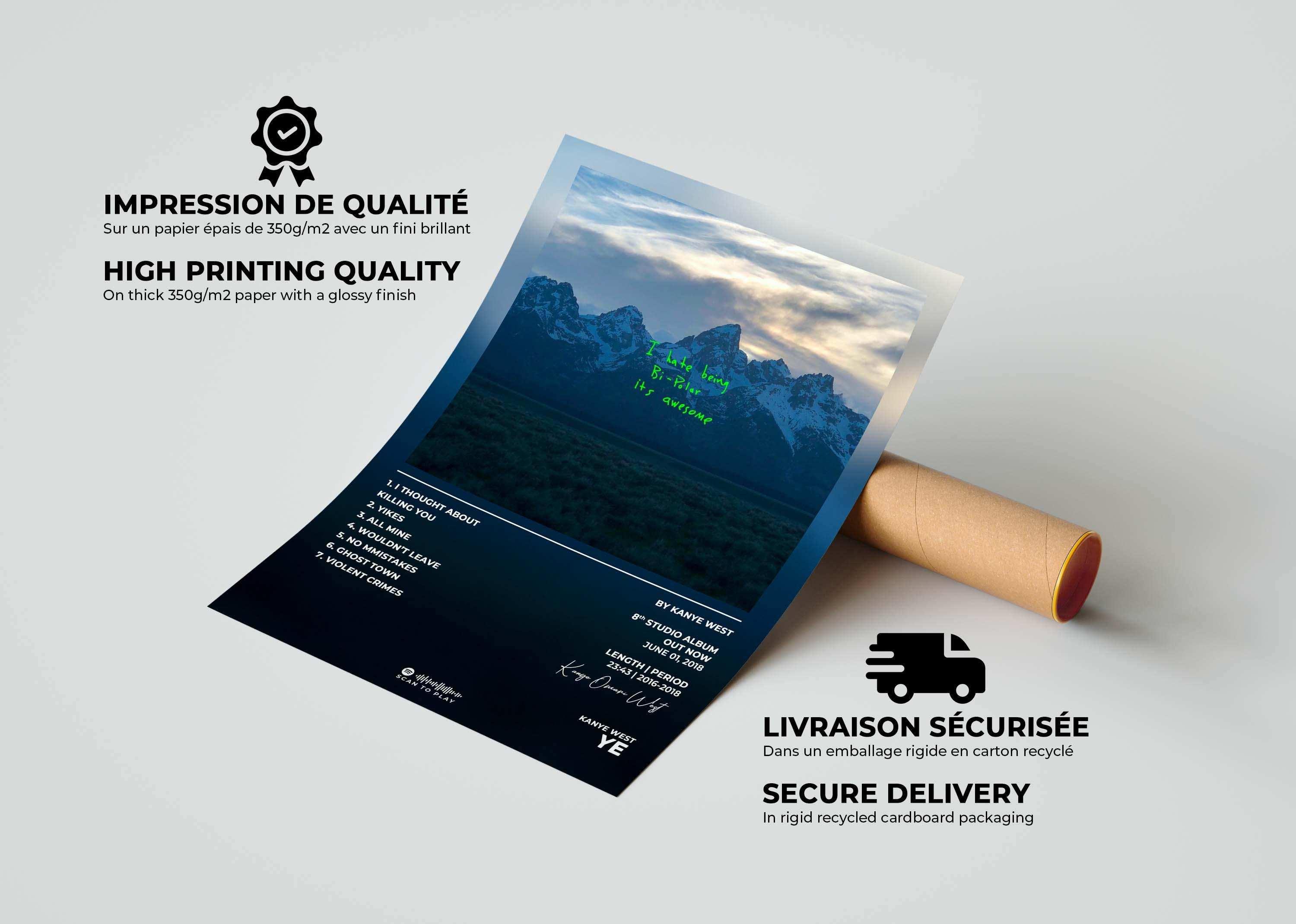 Ye Kanye West Poster - Backyard