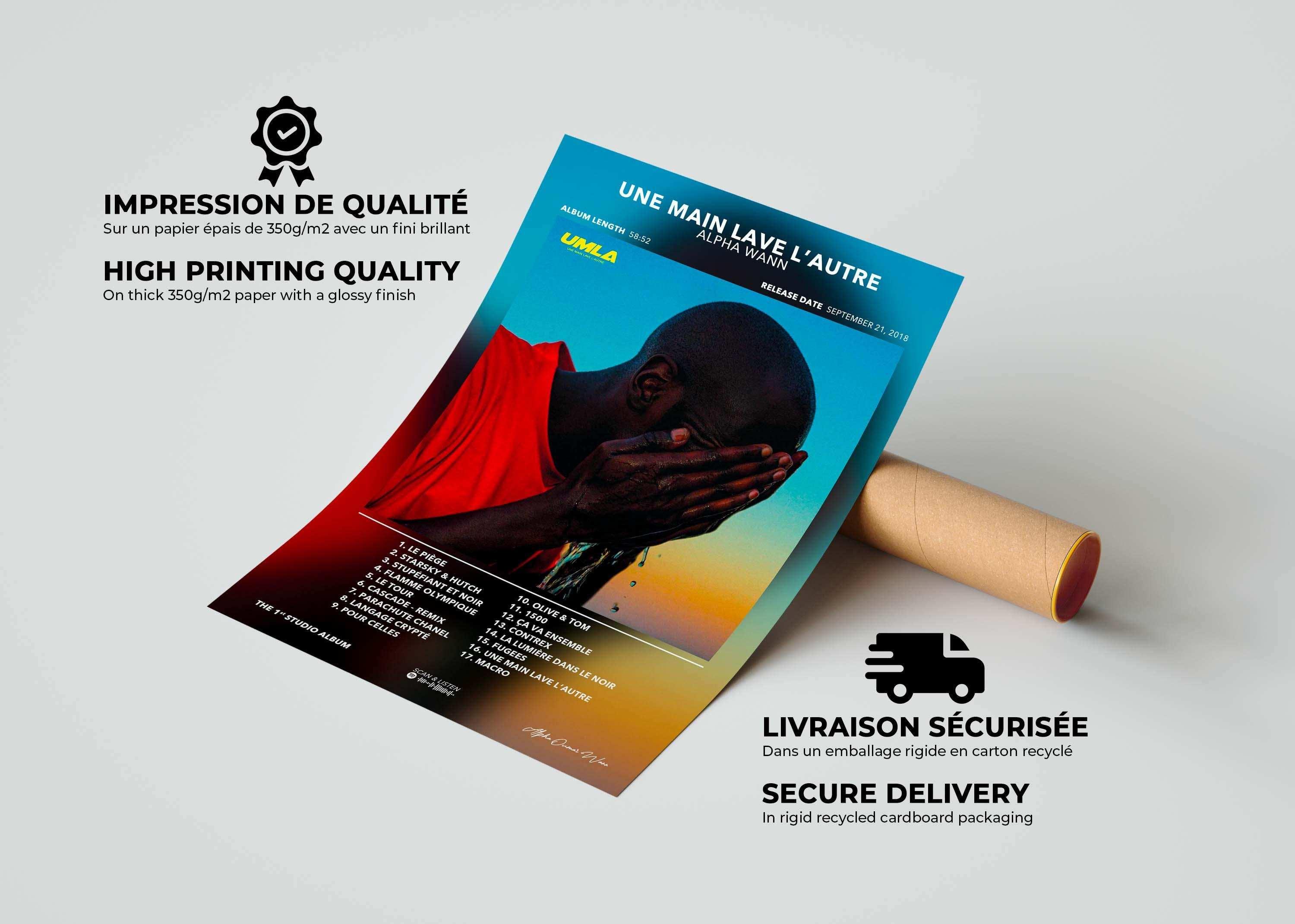 Poster UMLA Alpha Wann - Backyard