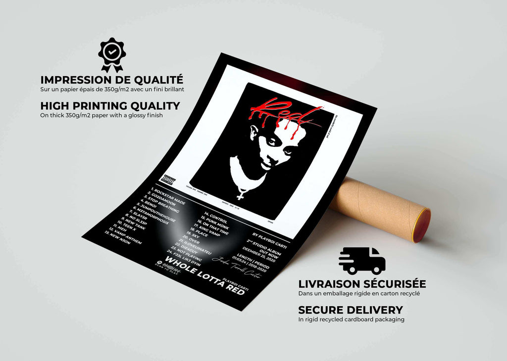 Whole Lotta Red Playboi Carti Poster - Backyard