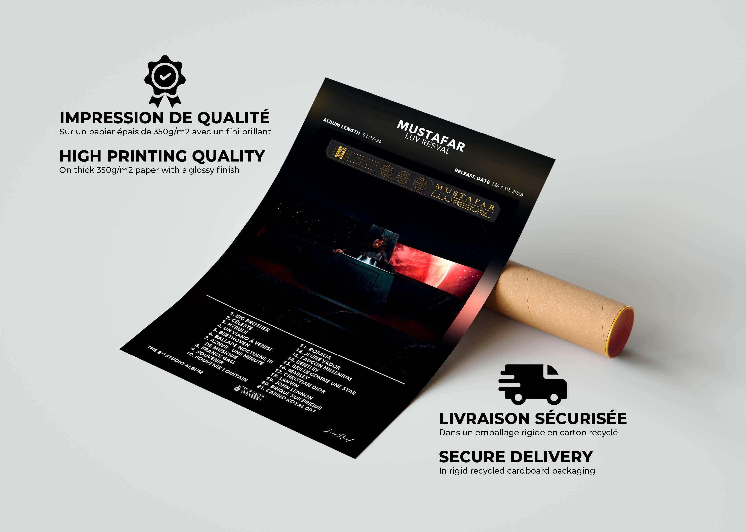 Poster Mustafar Luv Resval - Backyard