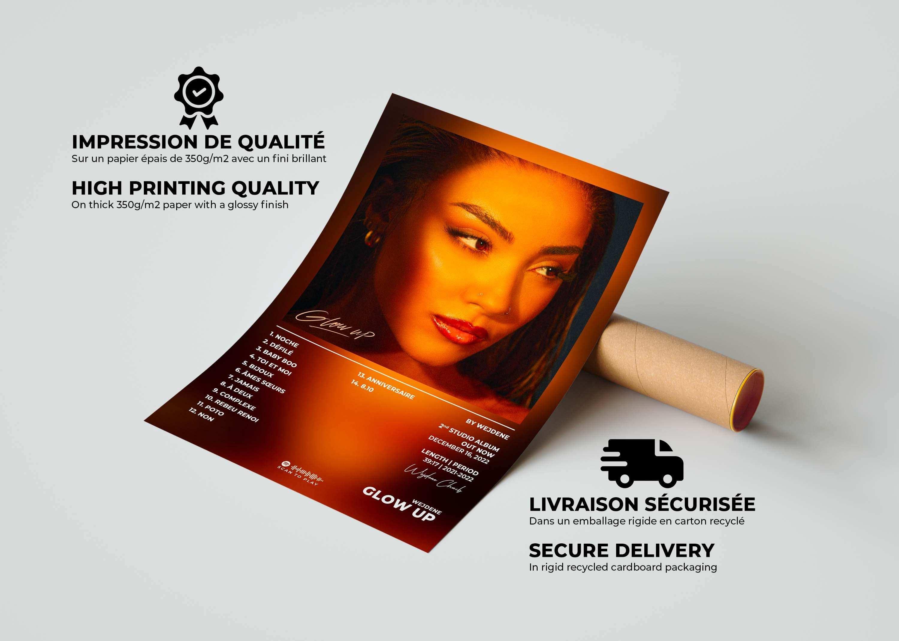 Glow Up Wejdene Poster - Backyard