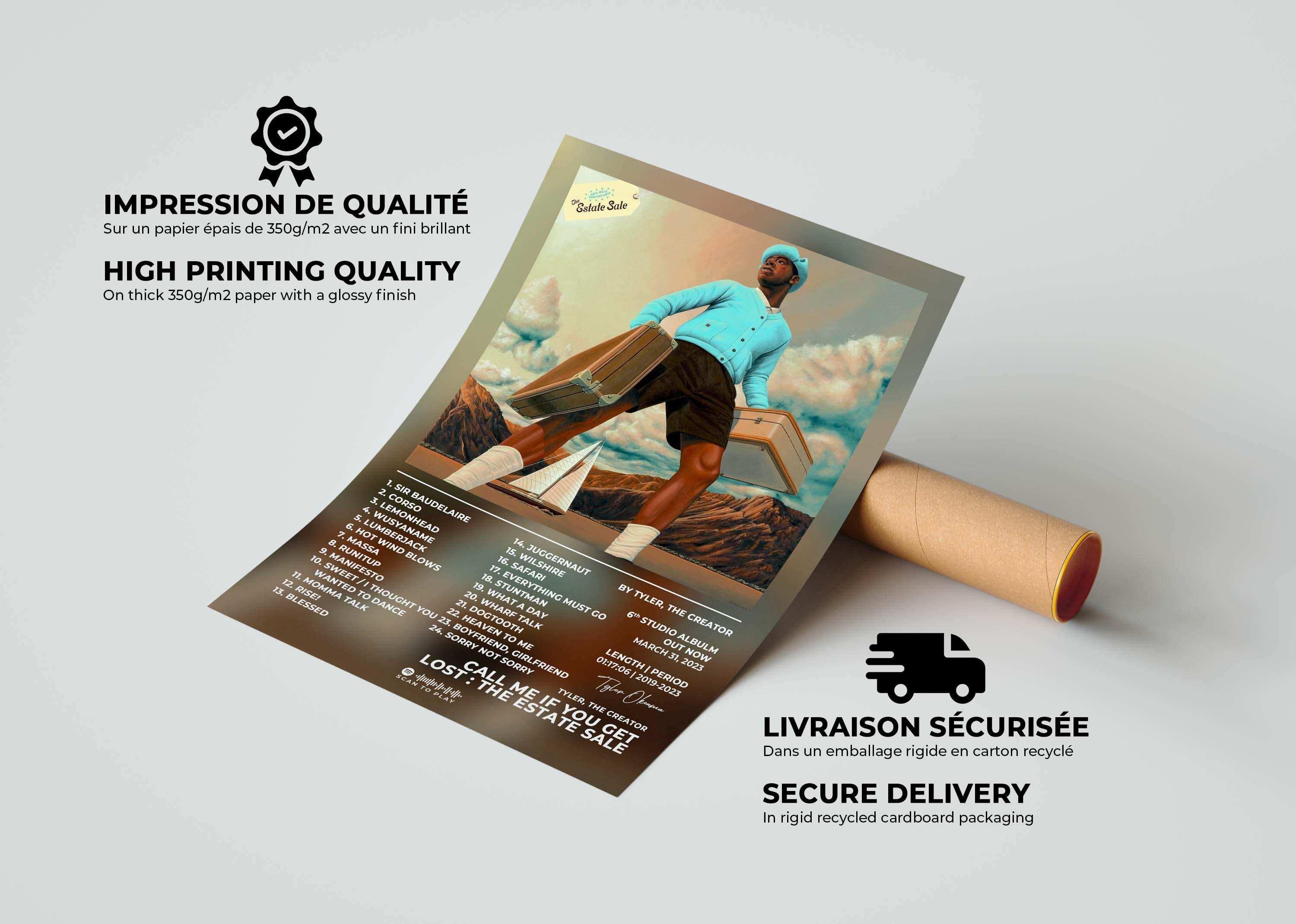 Call Me If You Get Lost Tyler The Creator Poster - Backyard