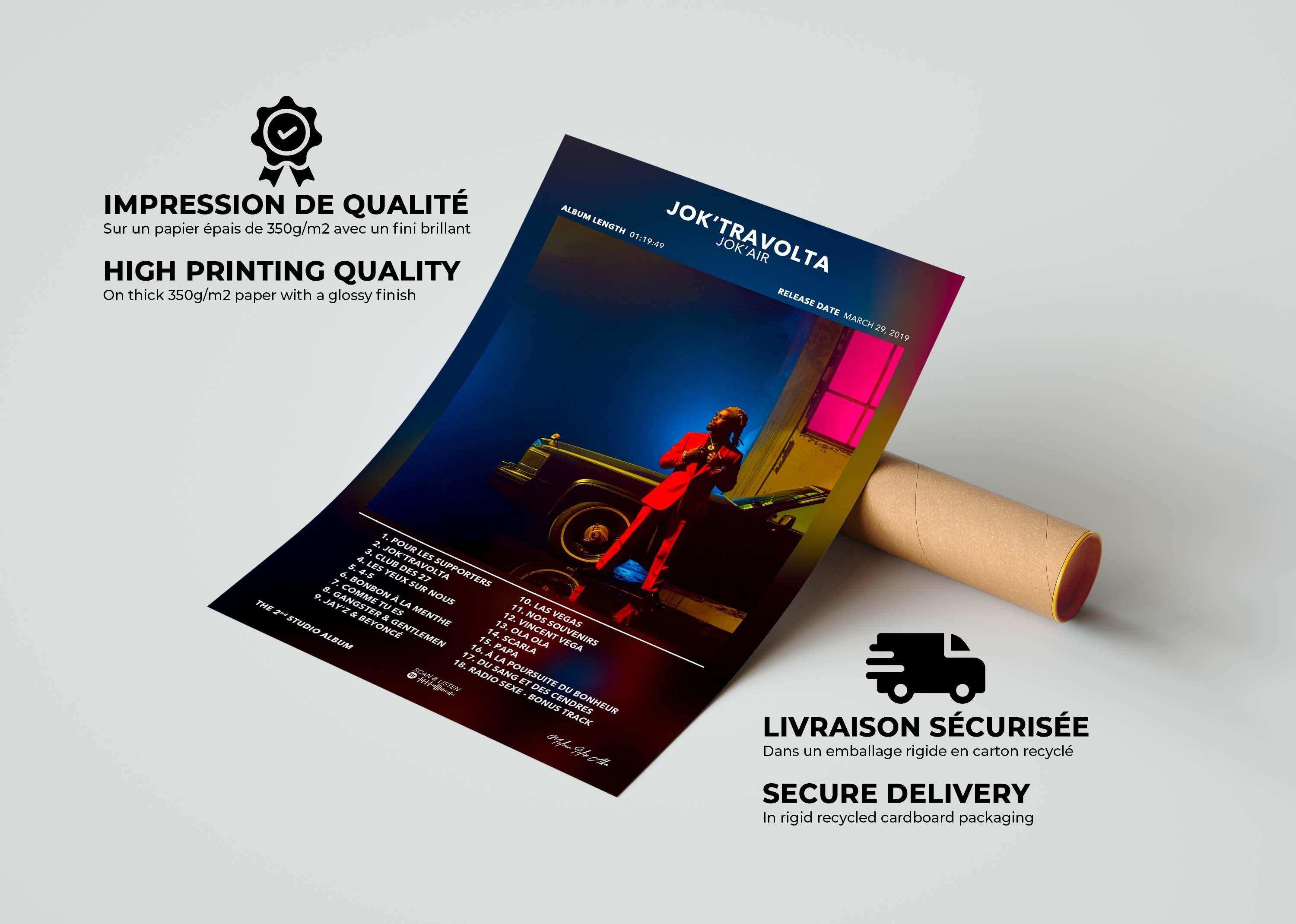 Poster Jok'Travolta Jok'Air - Backyard