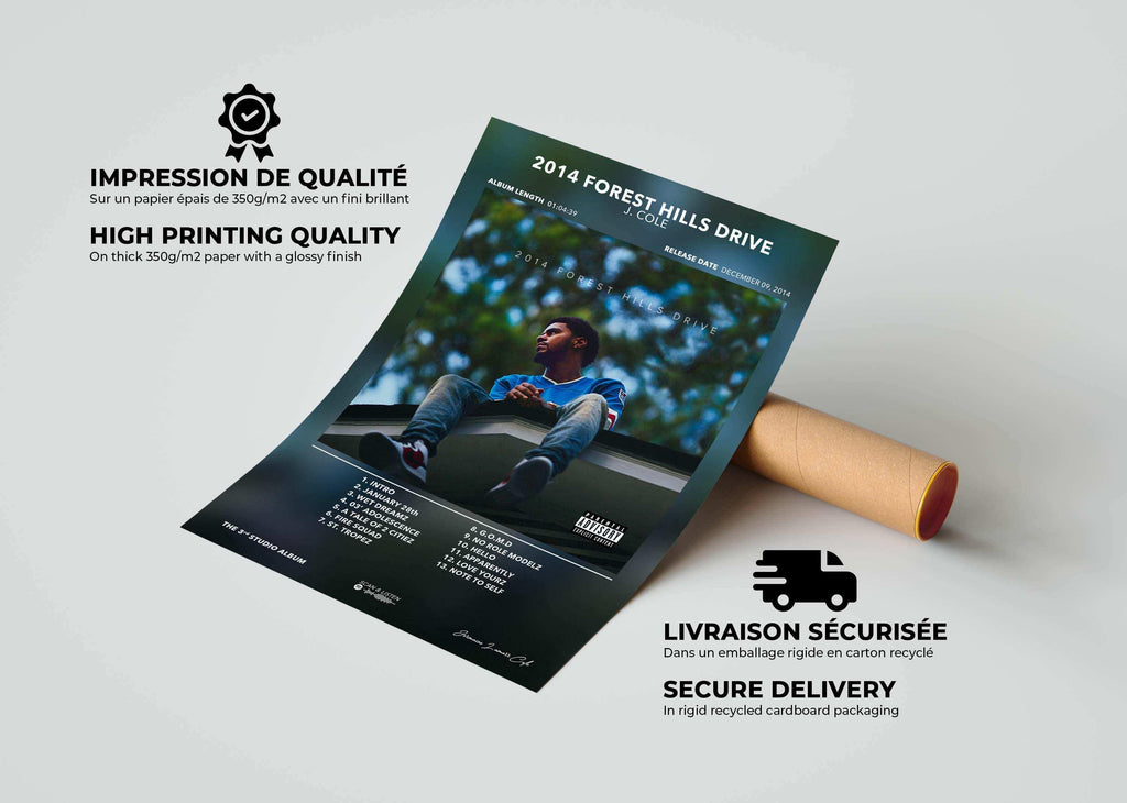 Poster 2014 Forest Hills Drive J. Cole - Backyard