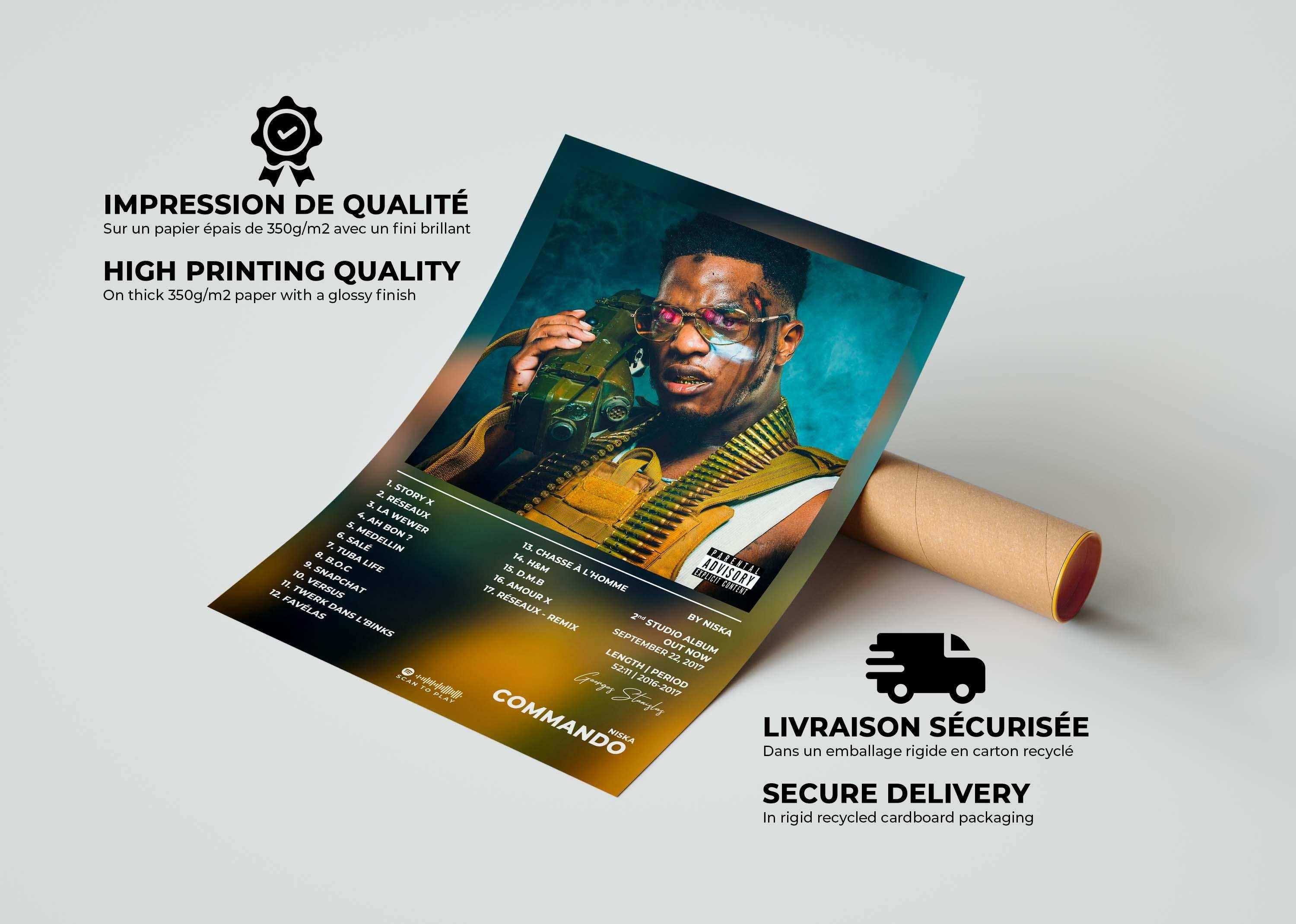 Commando Niska Poster - Backyard