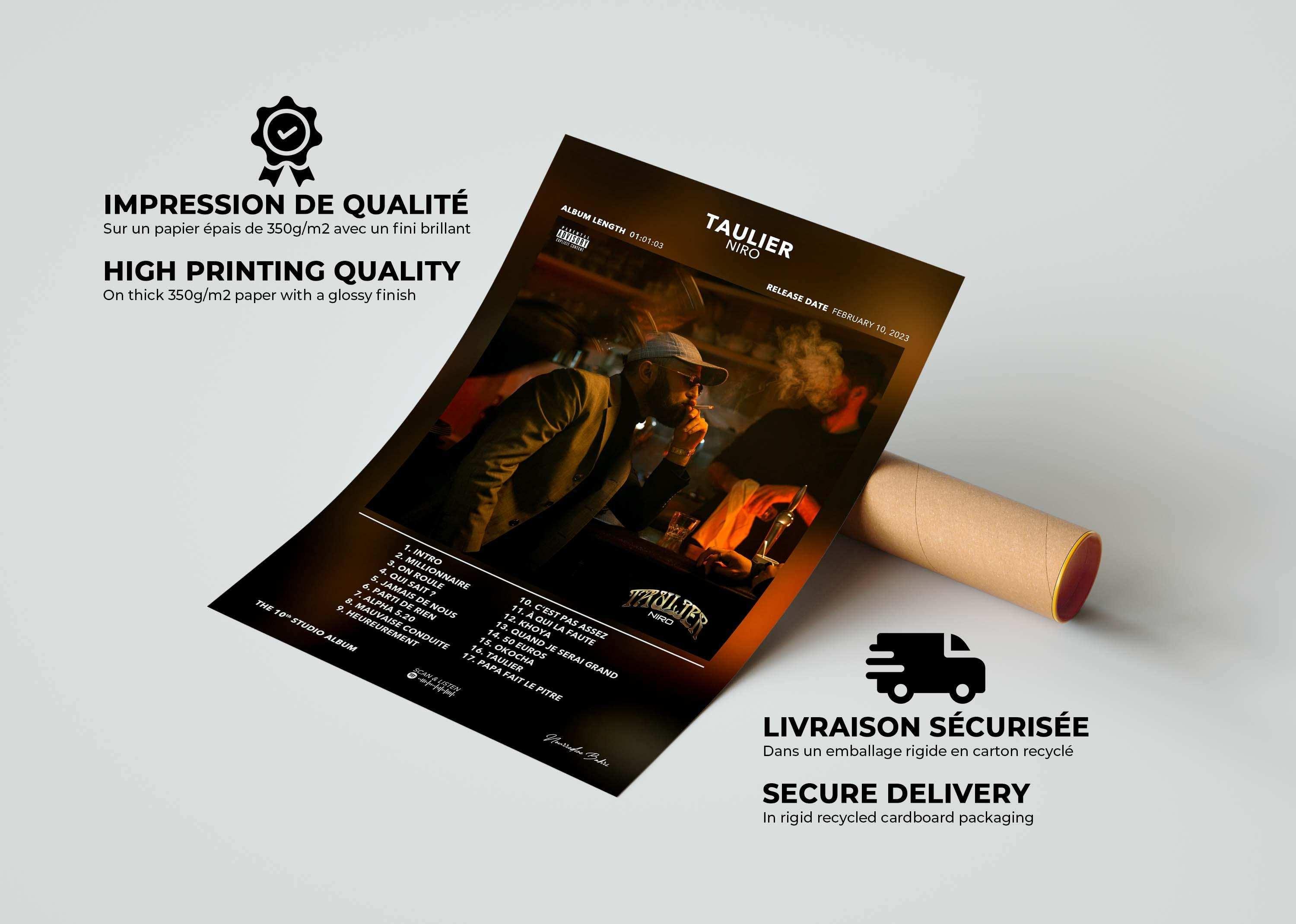 Poster Taulier Niro - Backyard