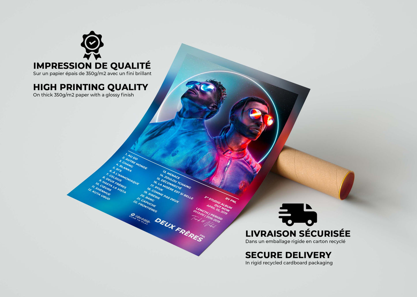 Deux Frères PNL Poster