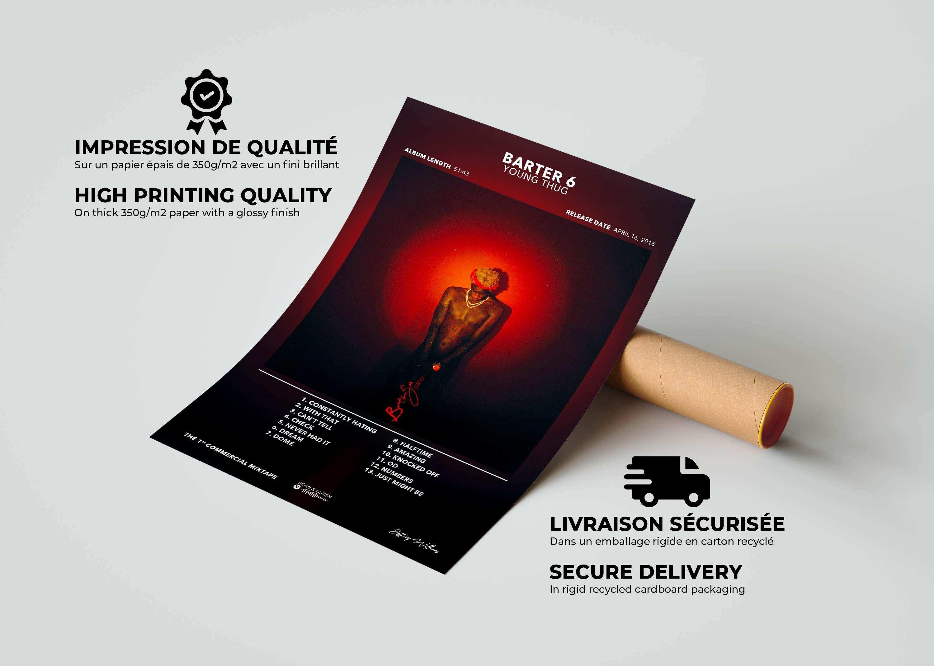 Poster Barter 6 Young Thug - Backyard