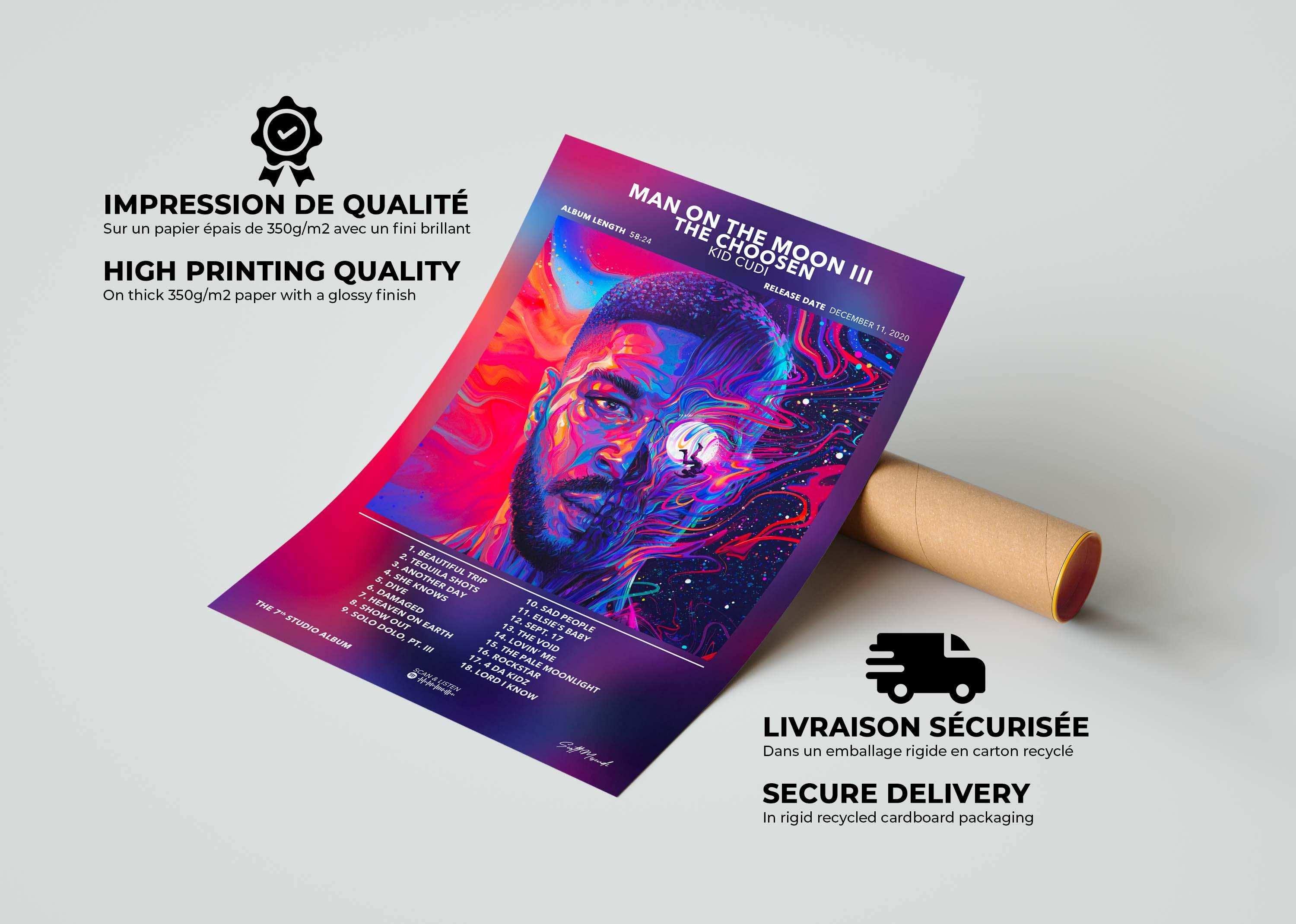 Poster Man On The Moon 3 : The Choosen Kid Cudi - Backyard