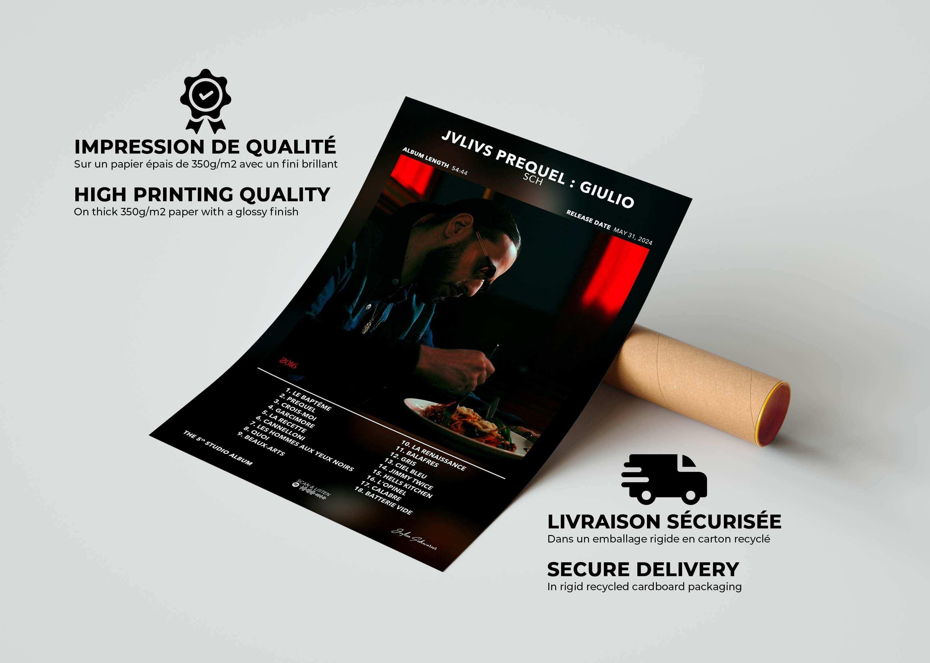 Poster JVLIVS Prequel : Giulio SCH - Backyard