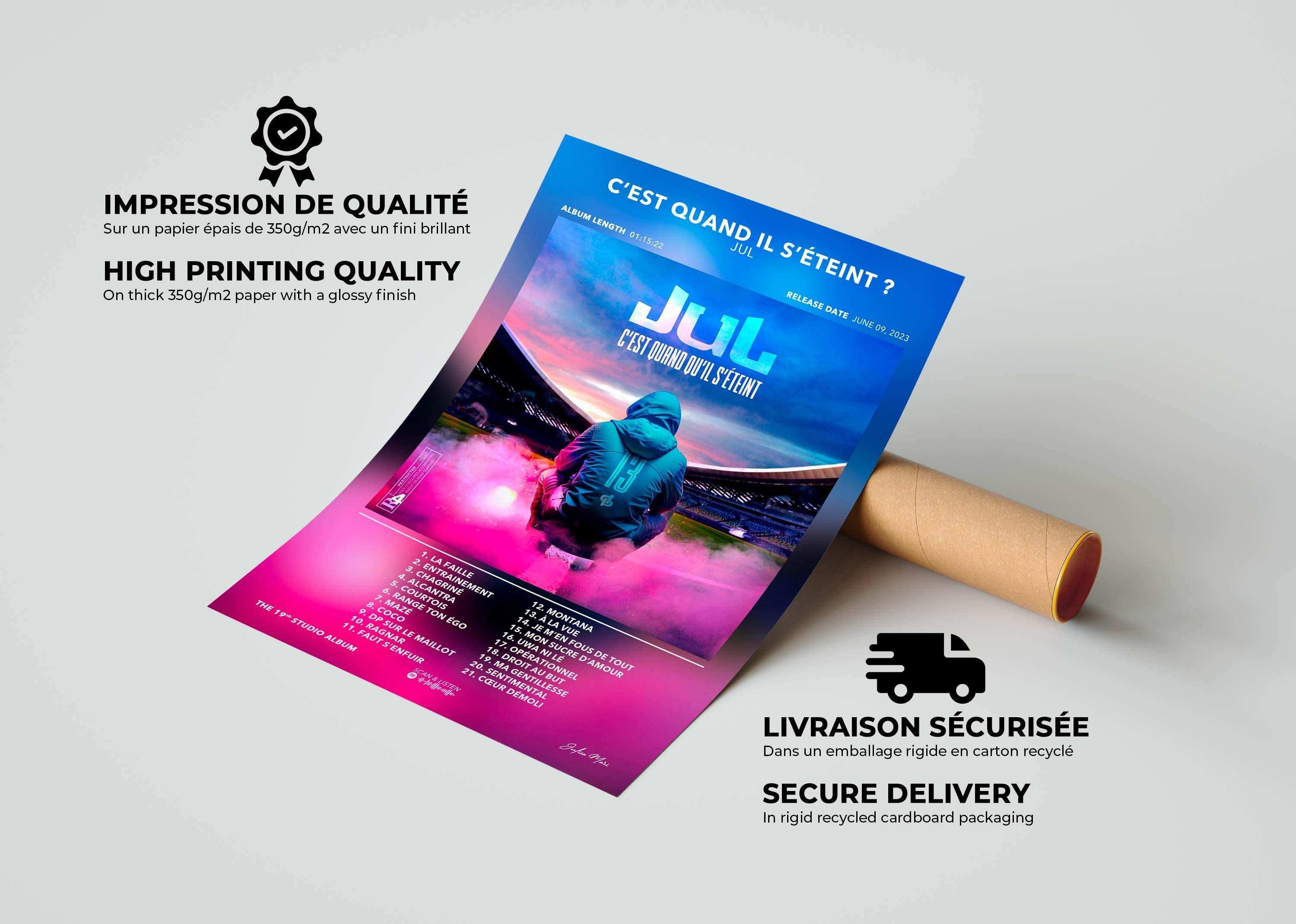 Poster C'est Quand Il S'éteint JUL - Backyard