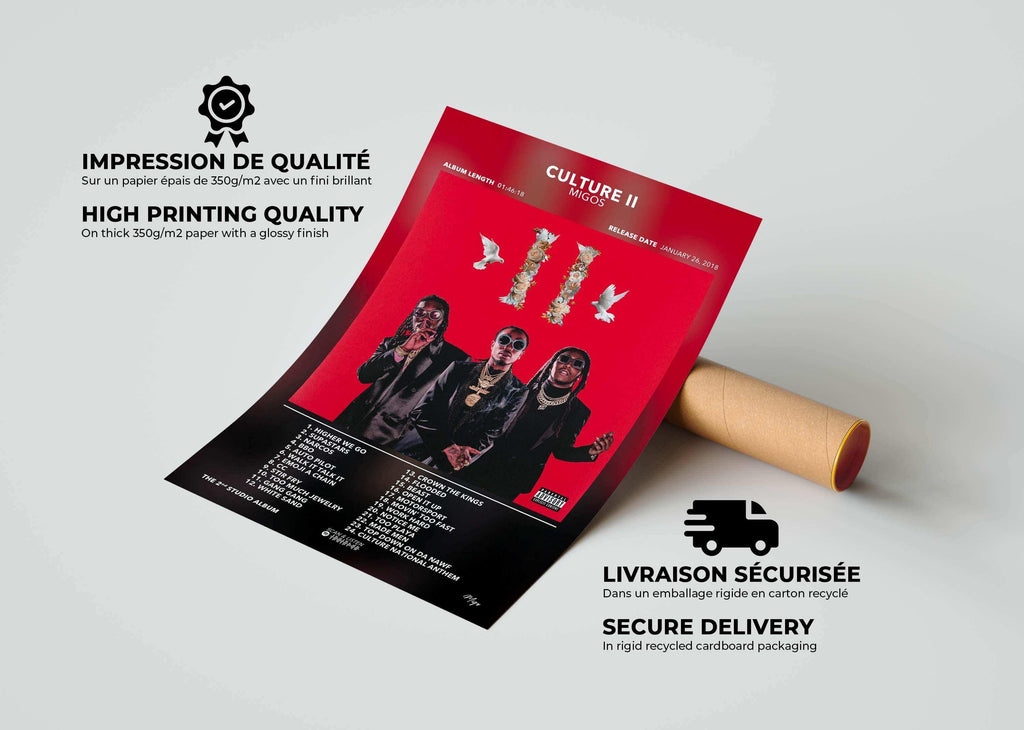 Poster Culture 2 Migos - Backyard