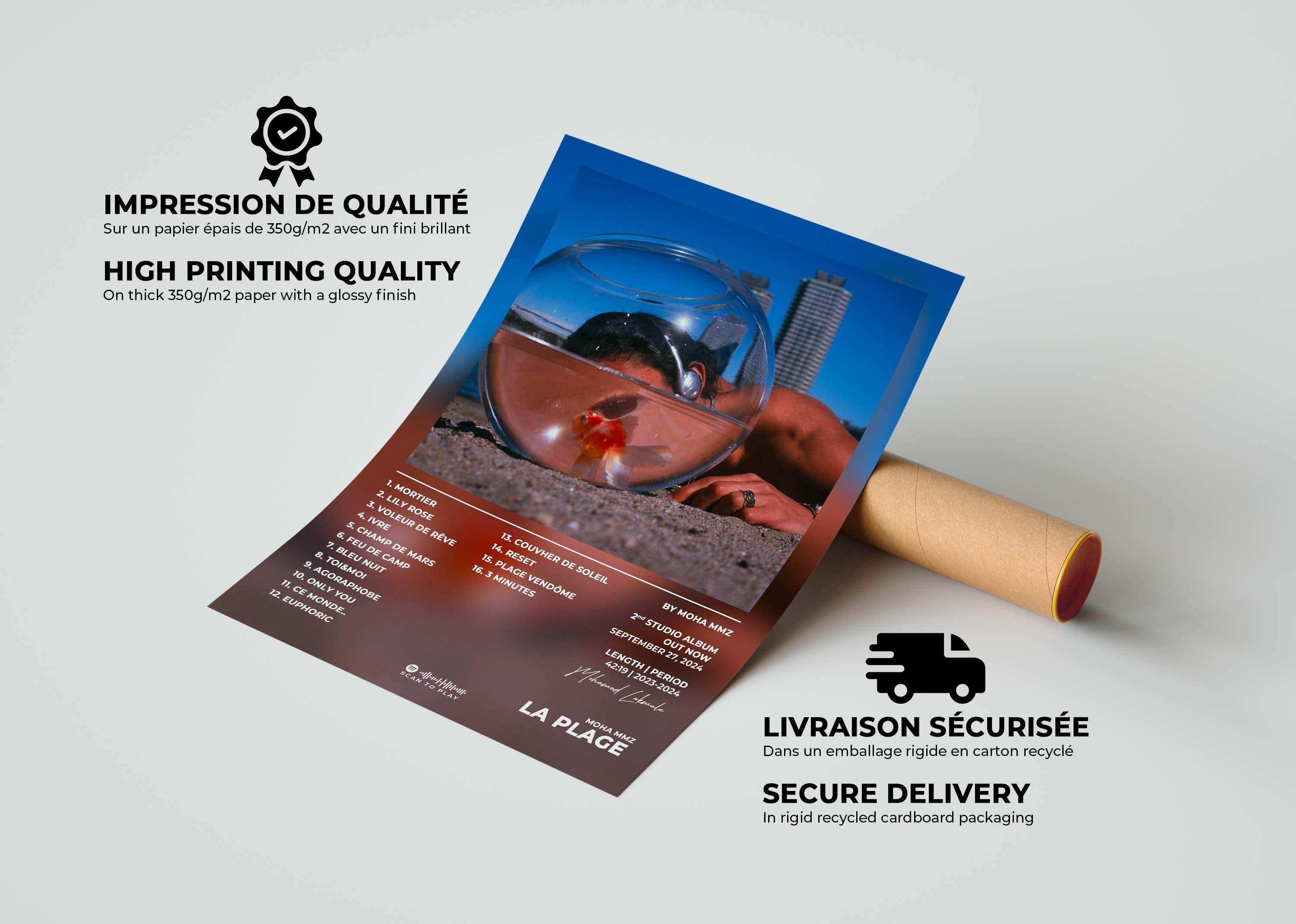 La Plage Moha MMZ Poster - Backyard