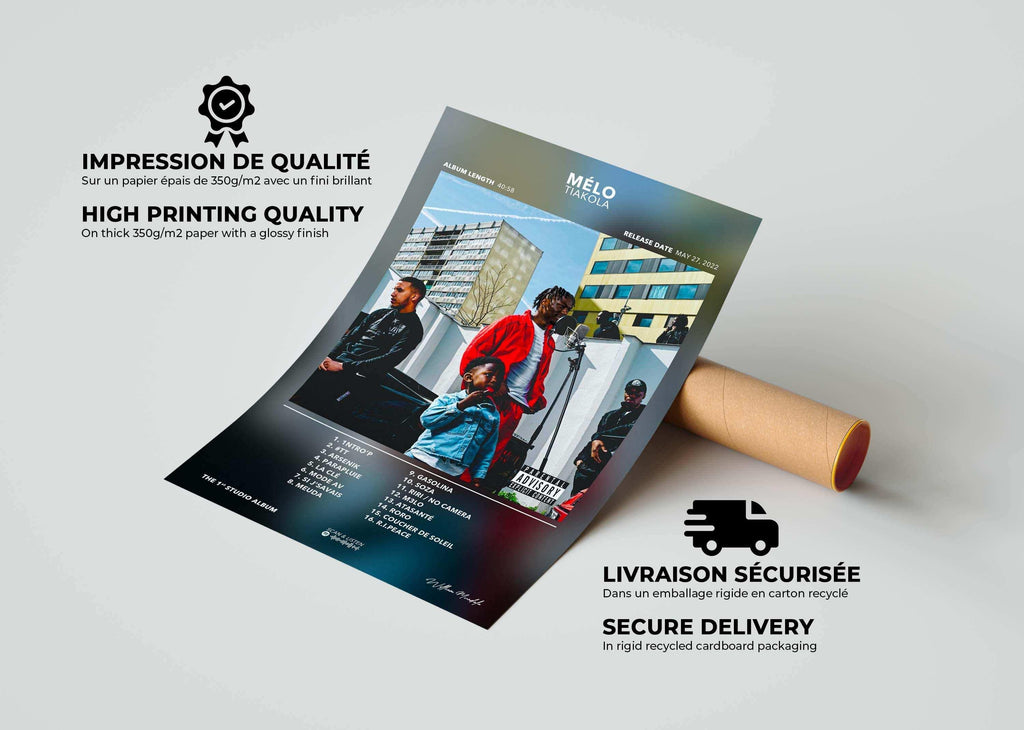 Poster Mélo Tiakola - Backyard