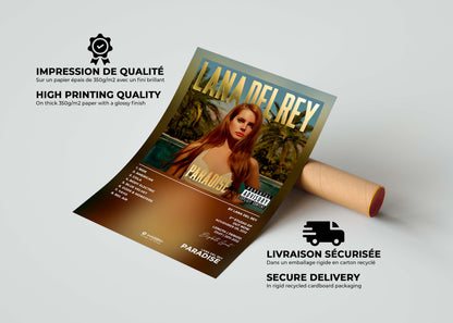 Paradise Lana Del Rey Poster