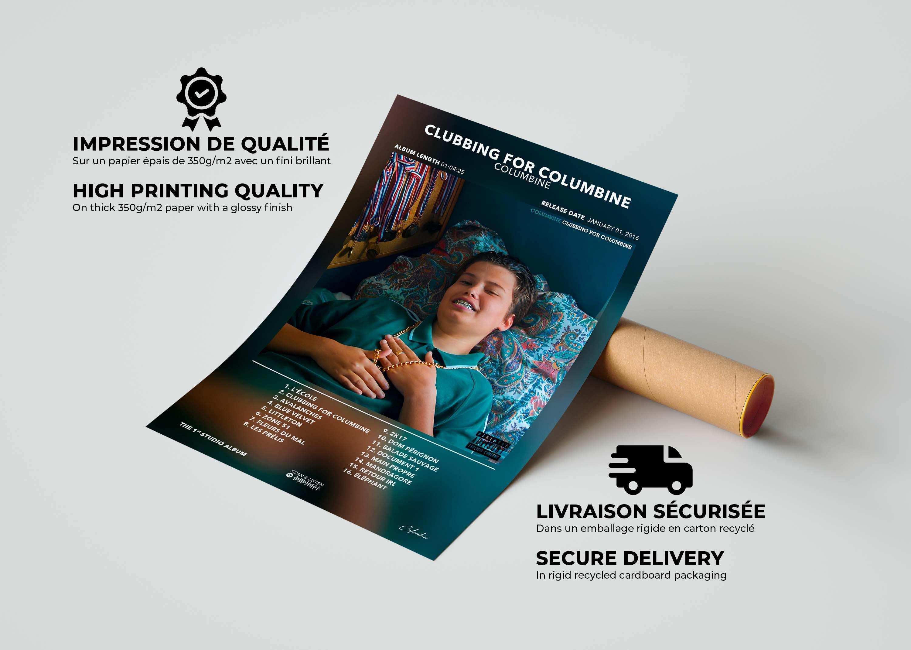 Poster Clubbing For Columbine Columbine - Backyard