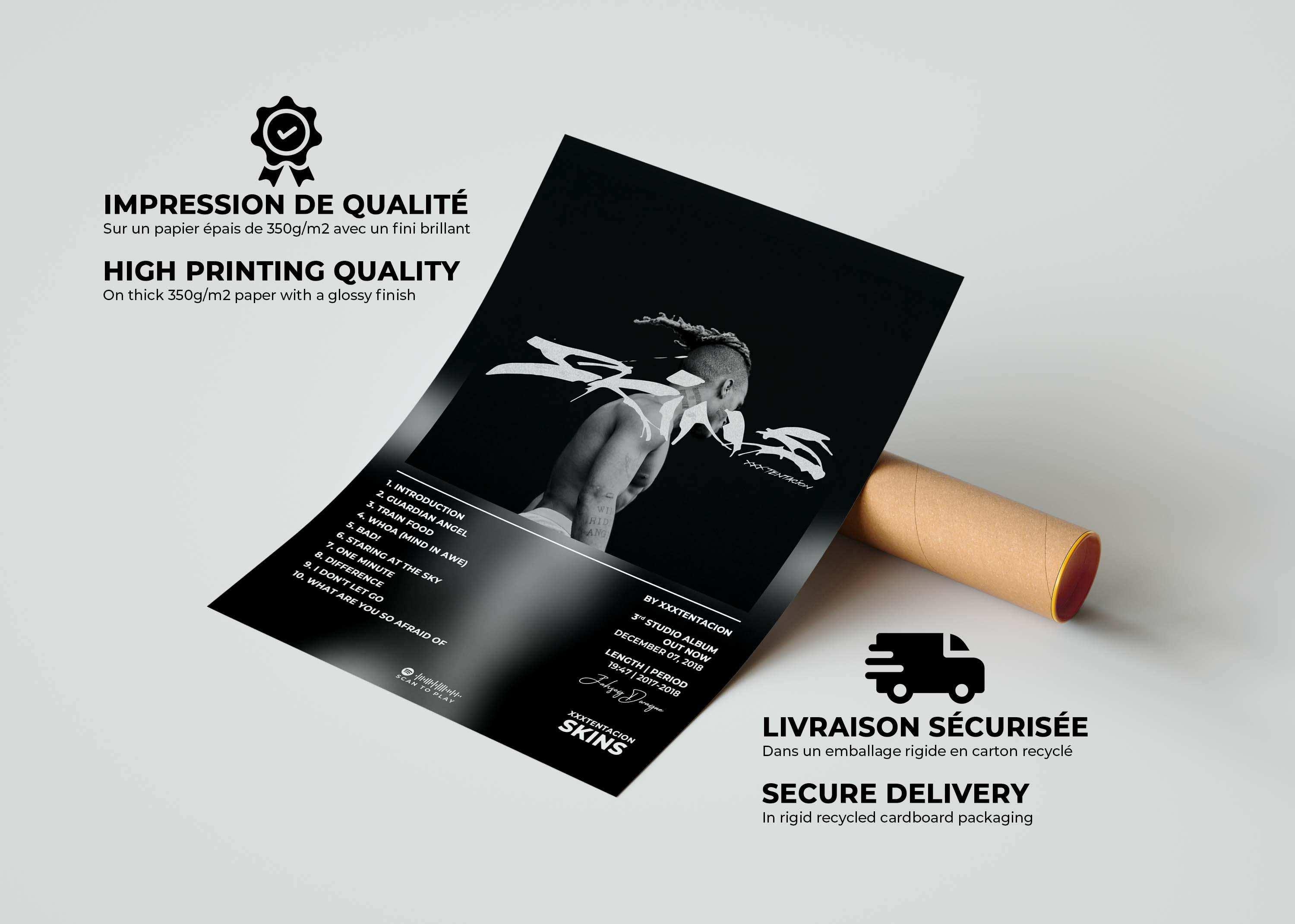 Skins Xxxtentacion Poster - Backyard