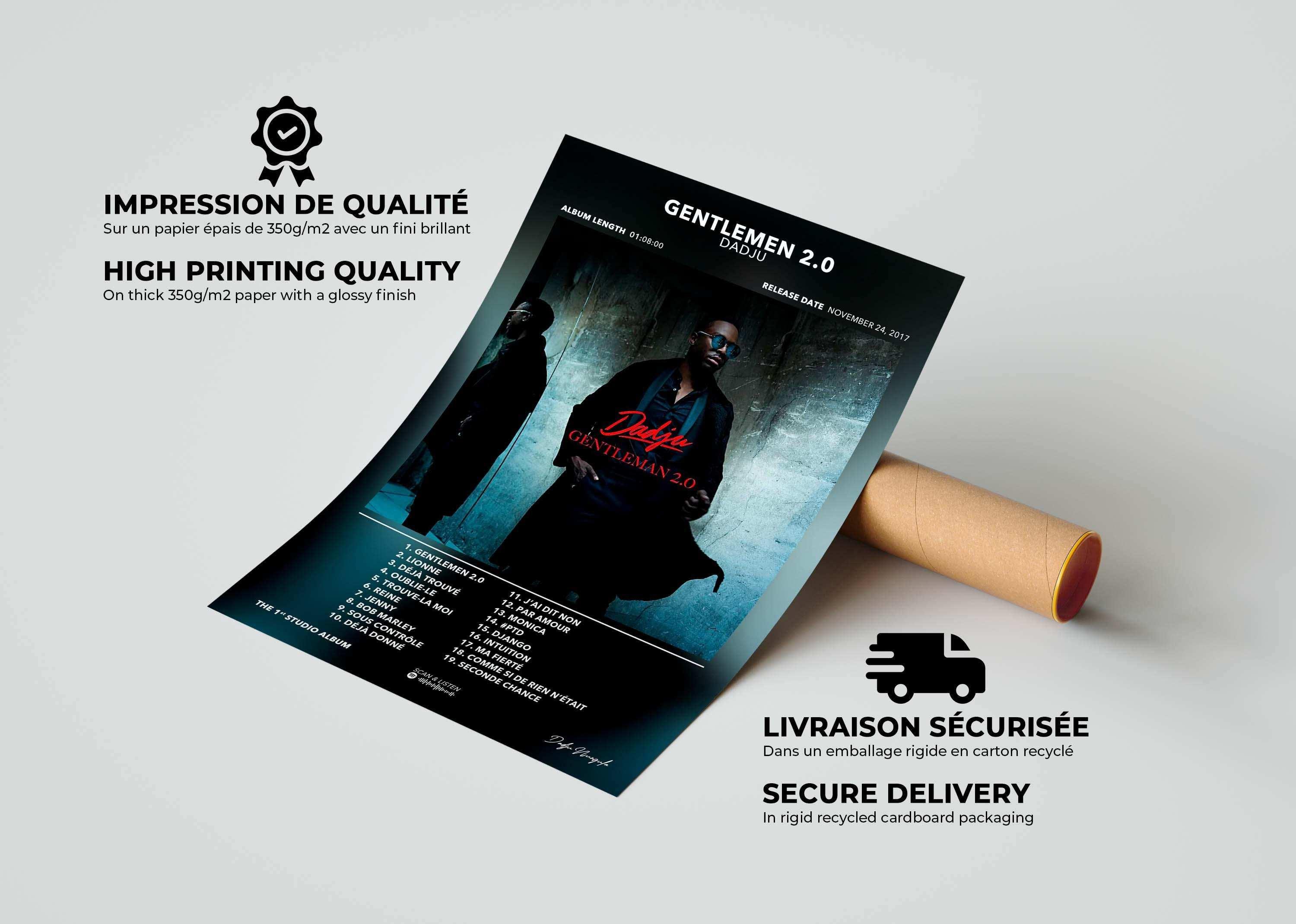 Poster Gentlemen 2.0 Dadju - Backyard