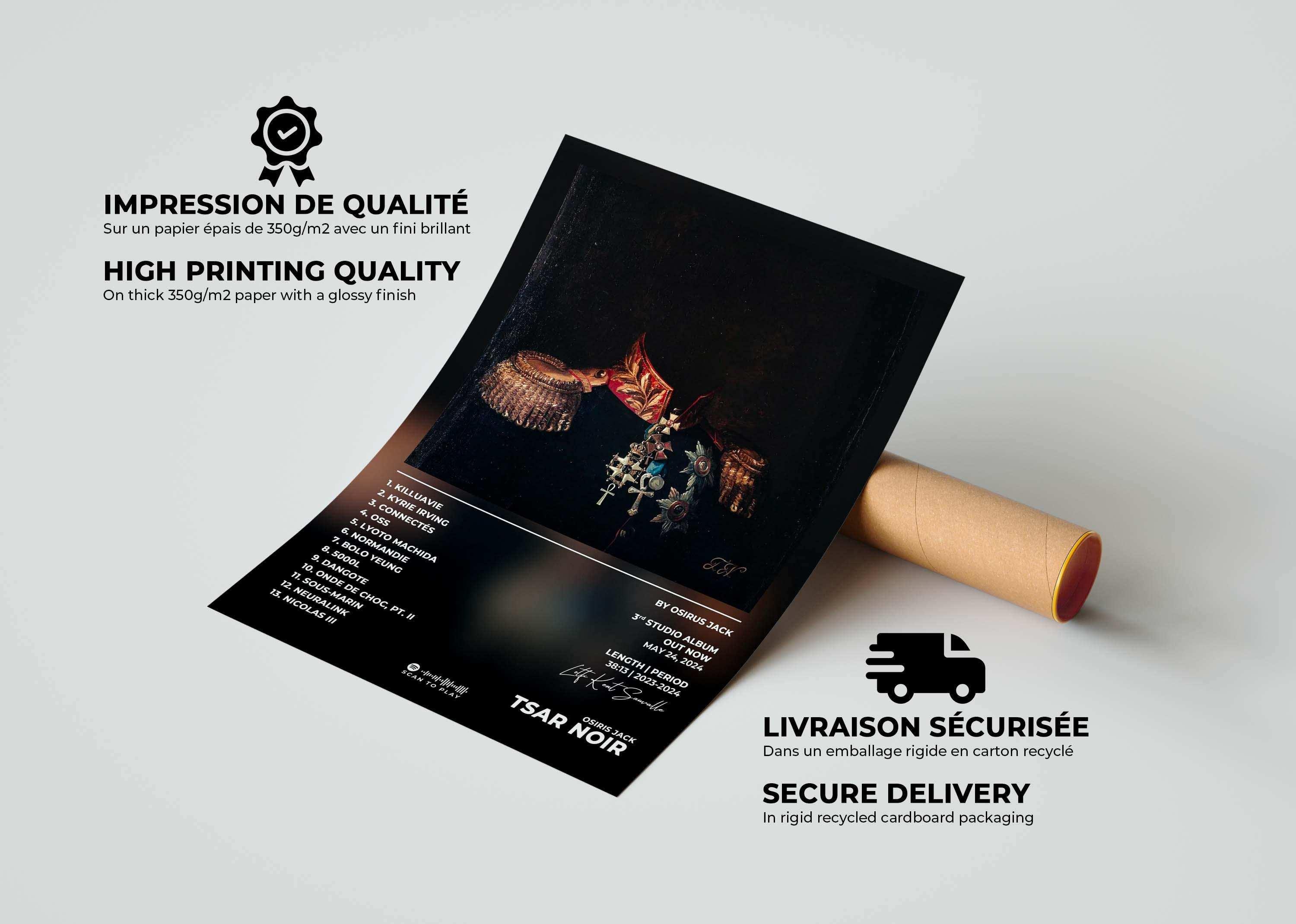 Tsar Noir Osirus Jack Poster - Backyard