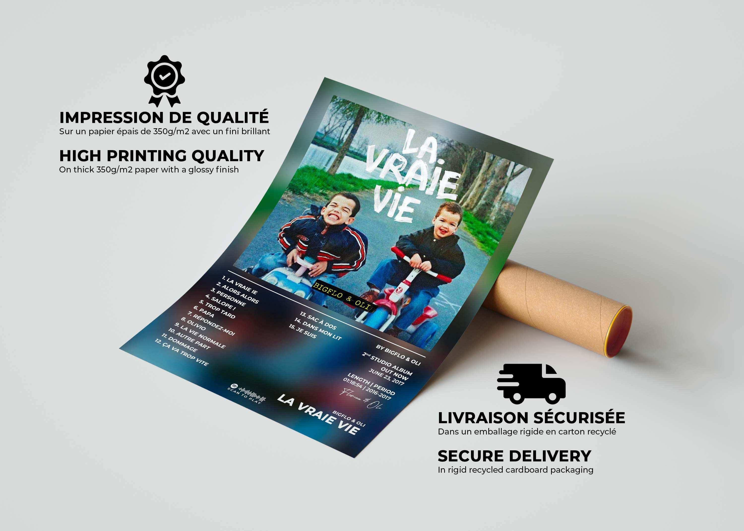 La Vraie Vie Bigflo & Oli Poster - Backyard