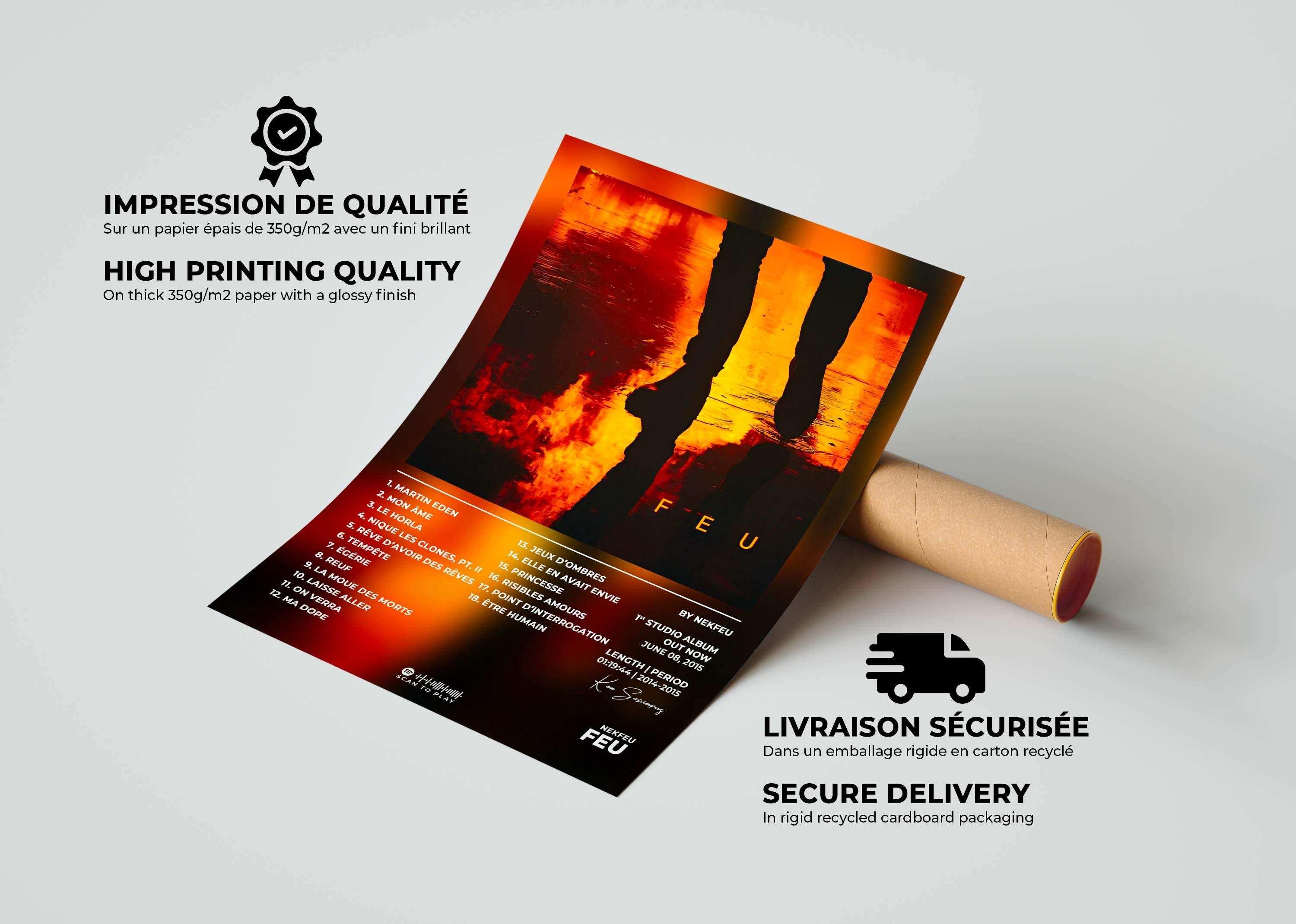 Feu Nekfeu Poster - Backyard