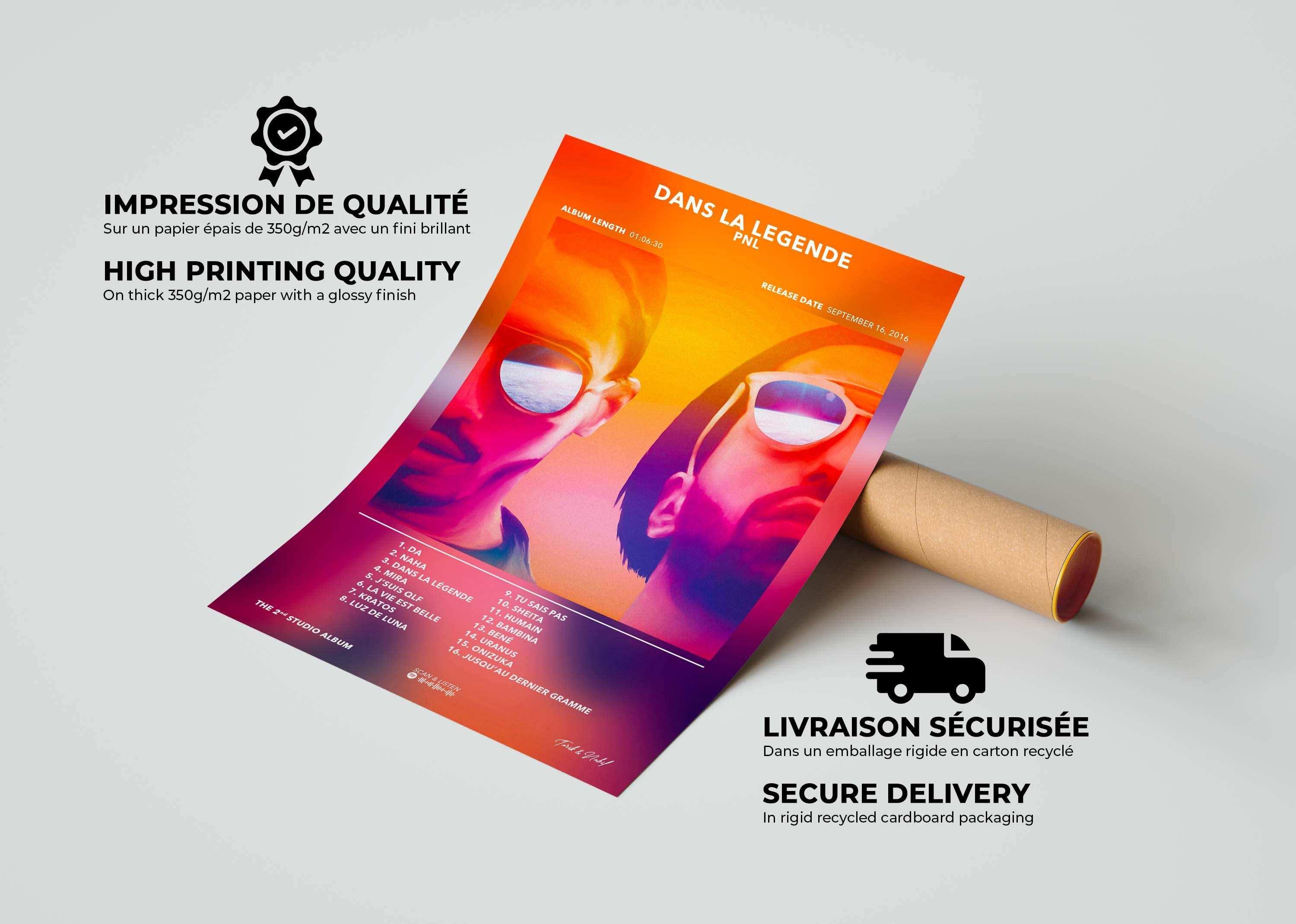 Poster Dans La Légende PNL - Backyard