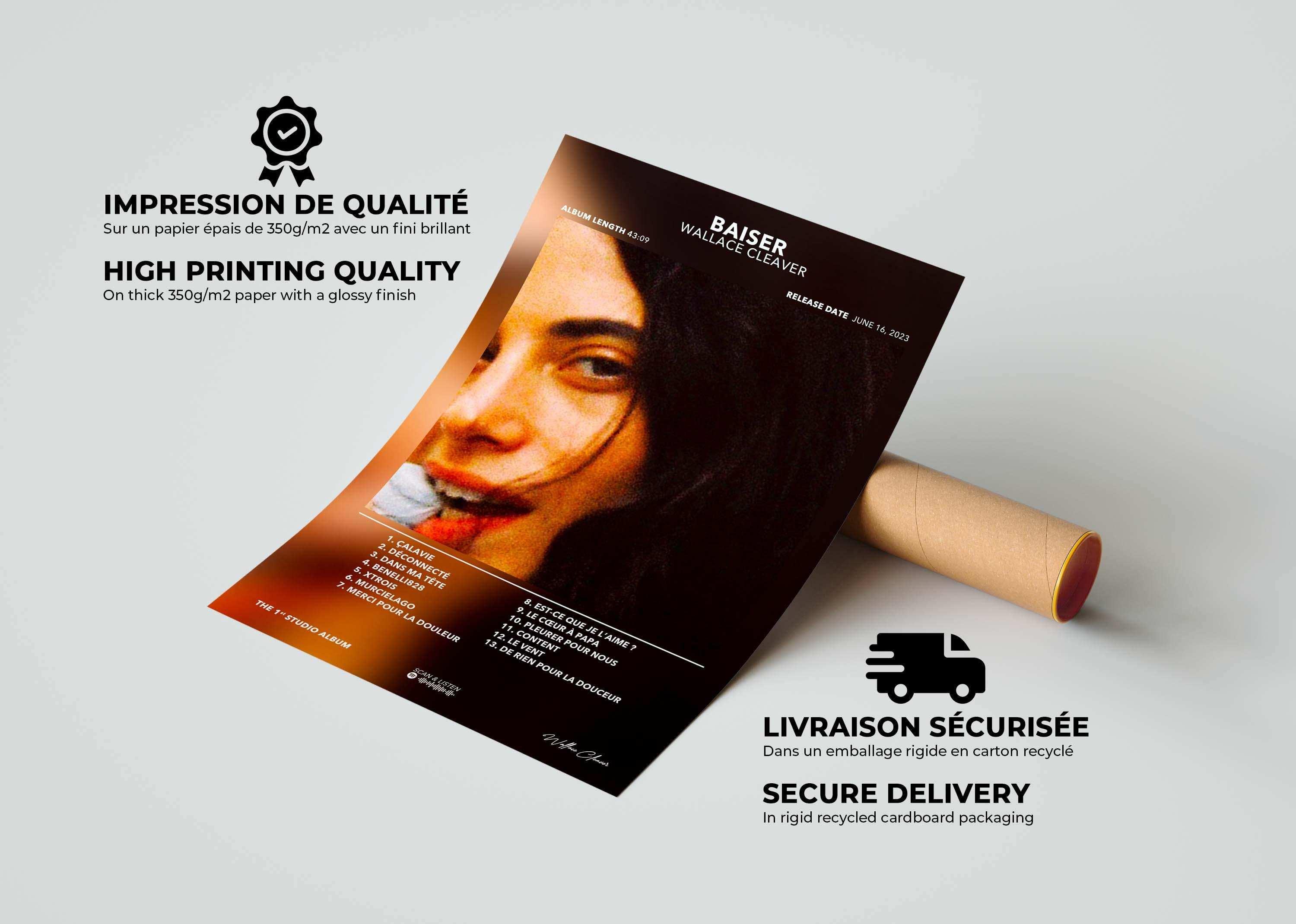 Poster Baiser Wallace Cleaver - Backyard