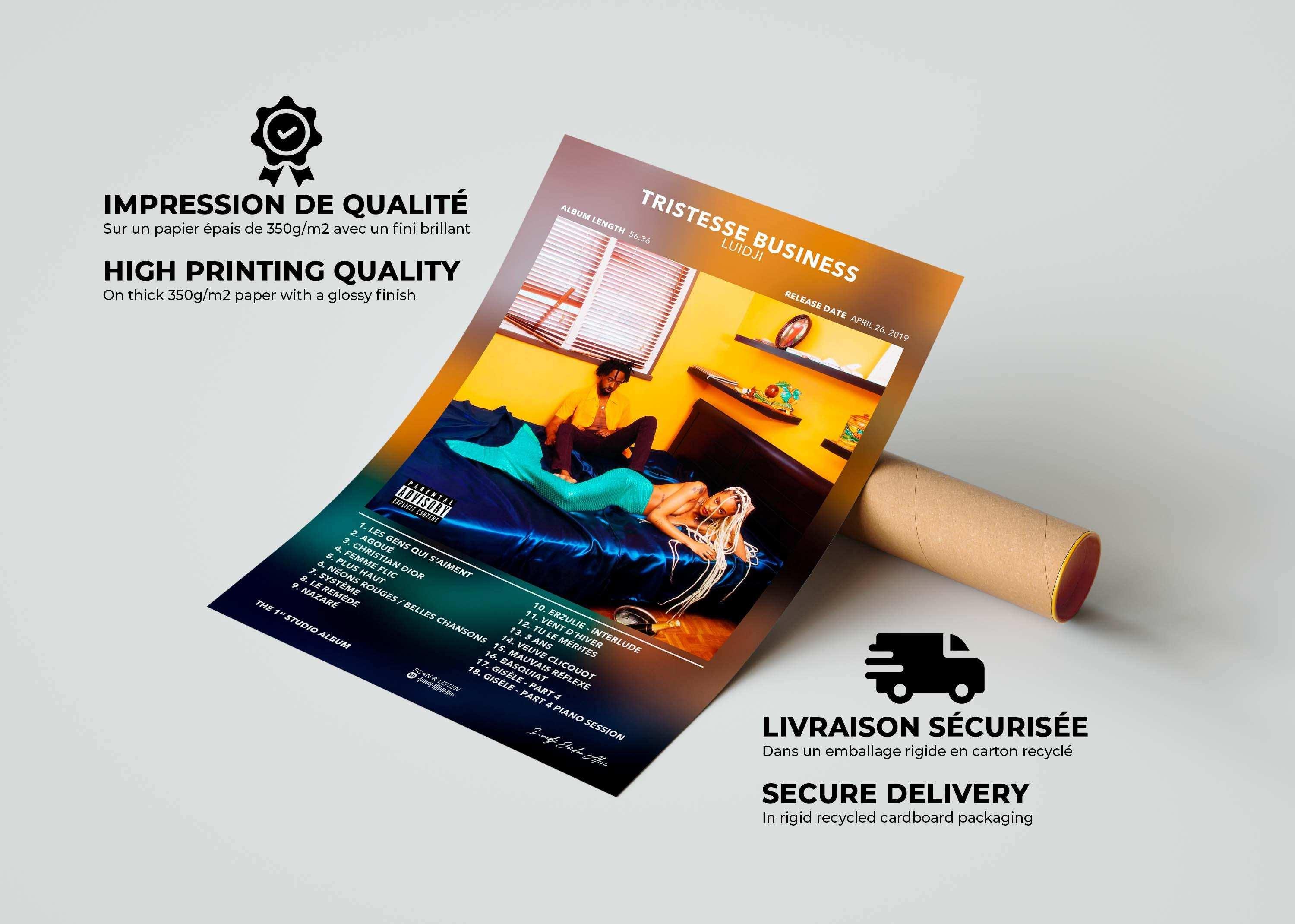 Poster Tristesse Business Luidji - Backyard