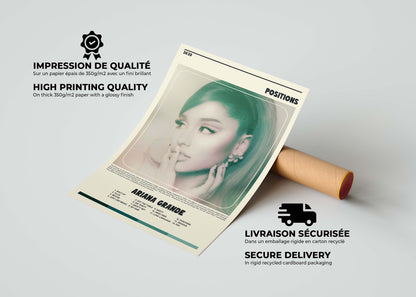 Positions Ariana Grande Poster