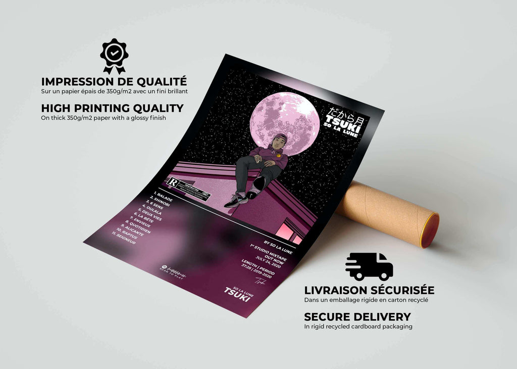 Tsuki So La Lune Poster - Backyard