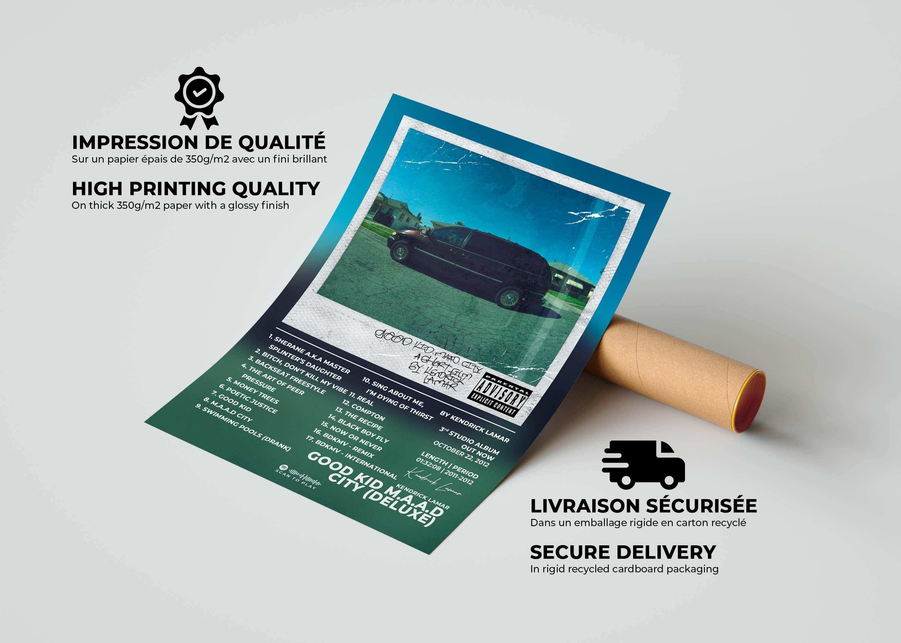 Good Kid M.A.A.D City Kendrick Lamar Poster - Backyard