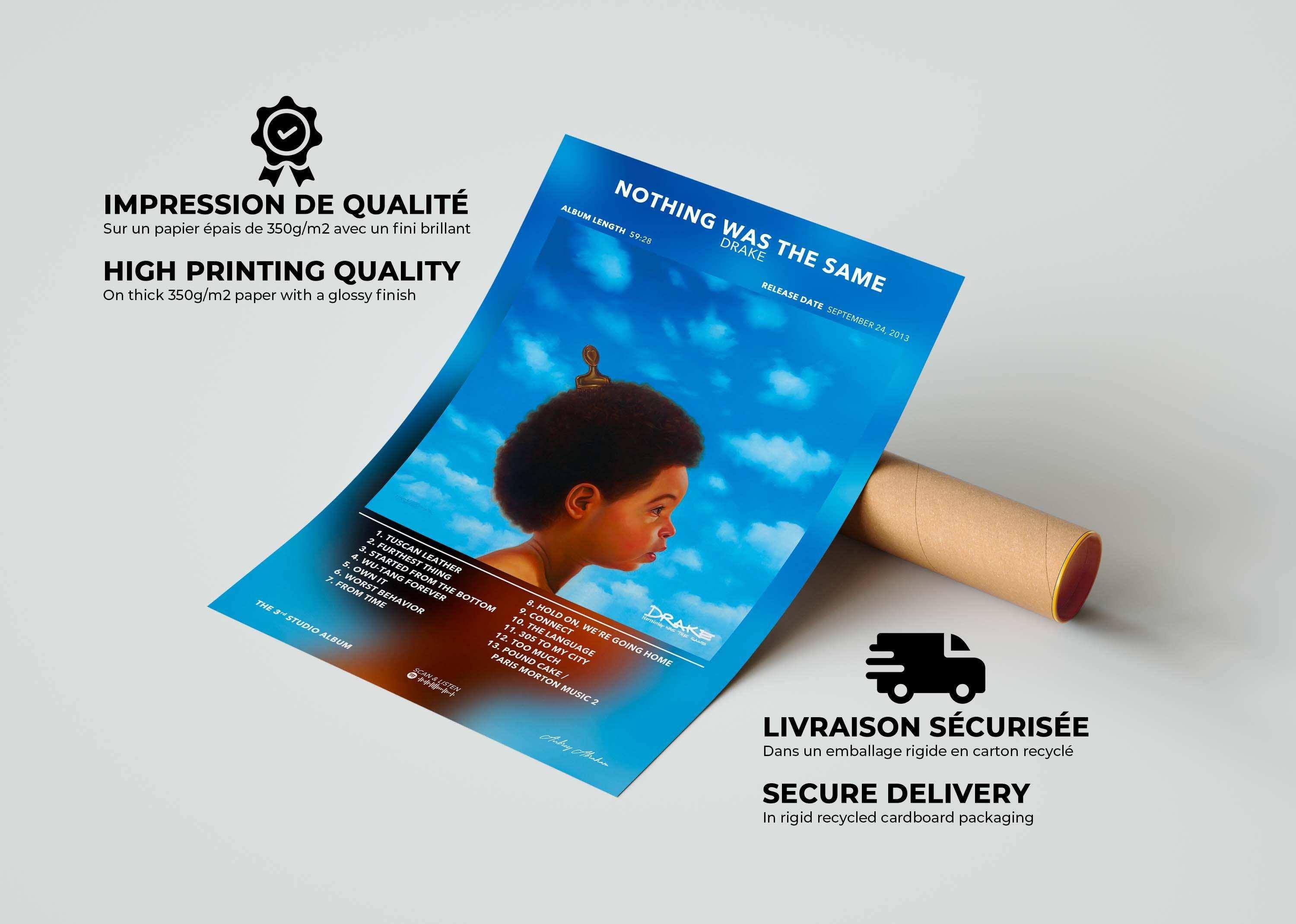 Poster Nothing Was The Same Drake - Backyard