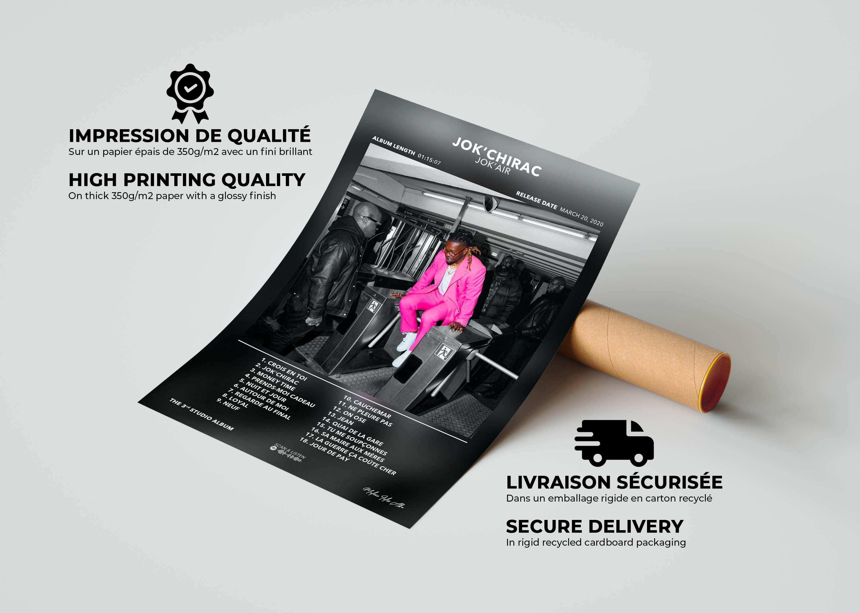 Poster Jok'Chirac Jok'Air - Backyard