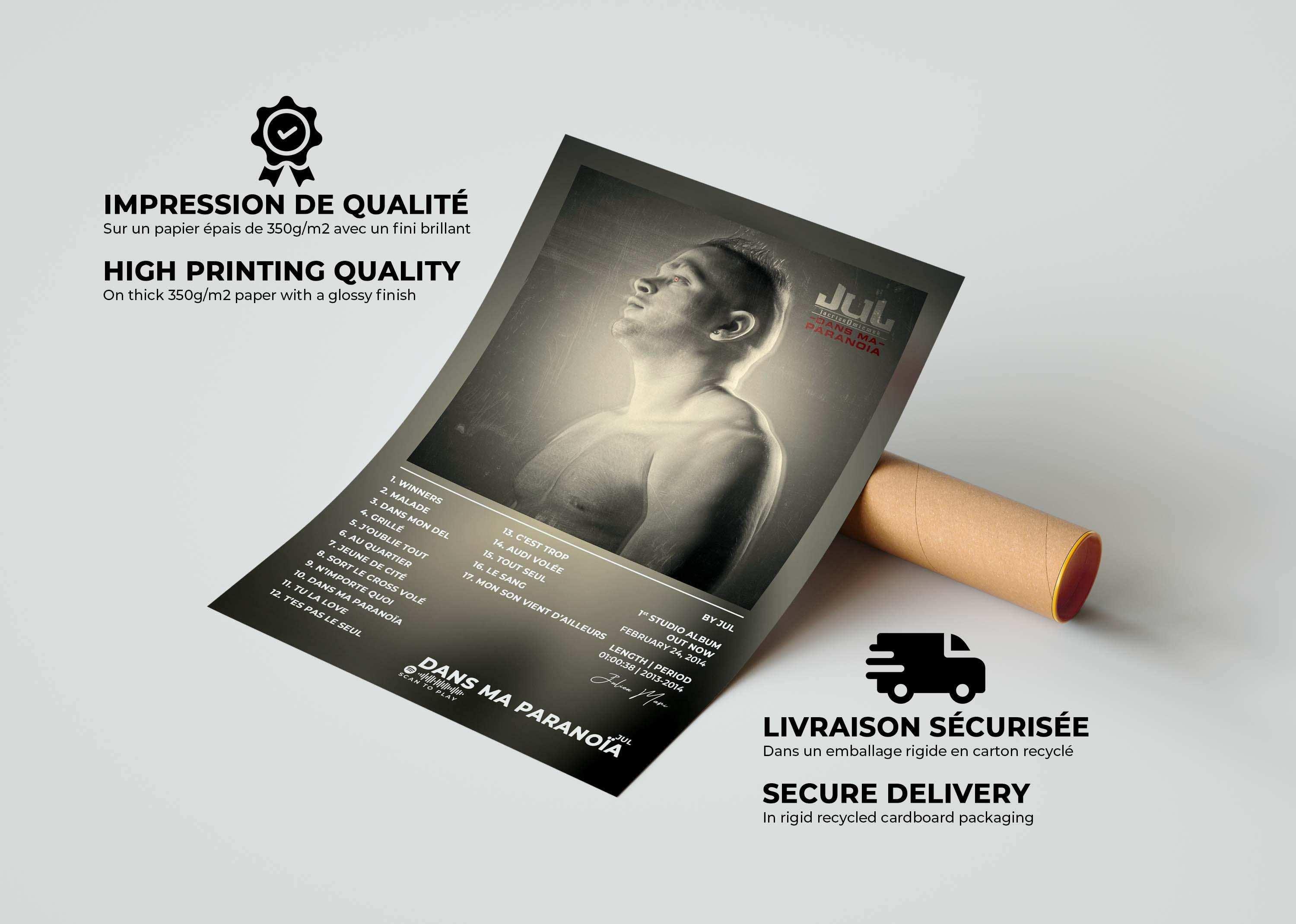 Dans Ma Paranoïa Jul Poster - Backyard