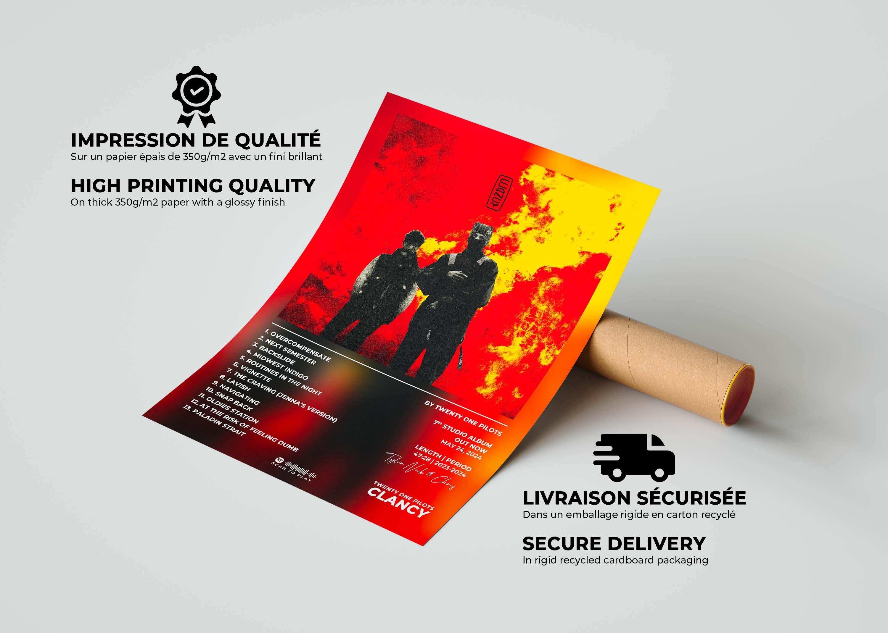 Clancy Twenty One Pilots Poster - Backyard