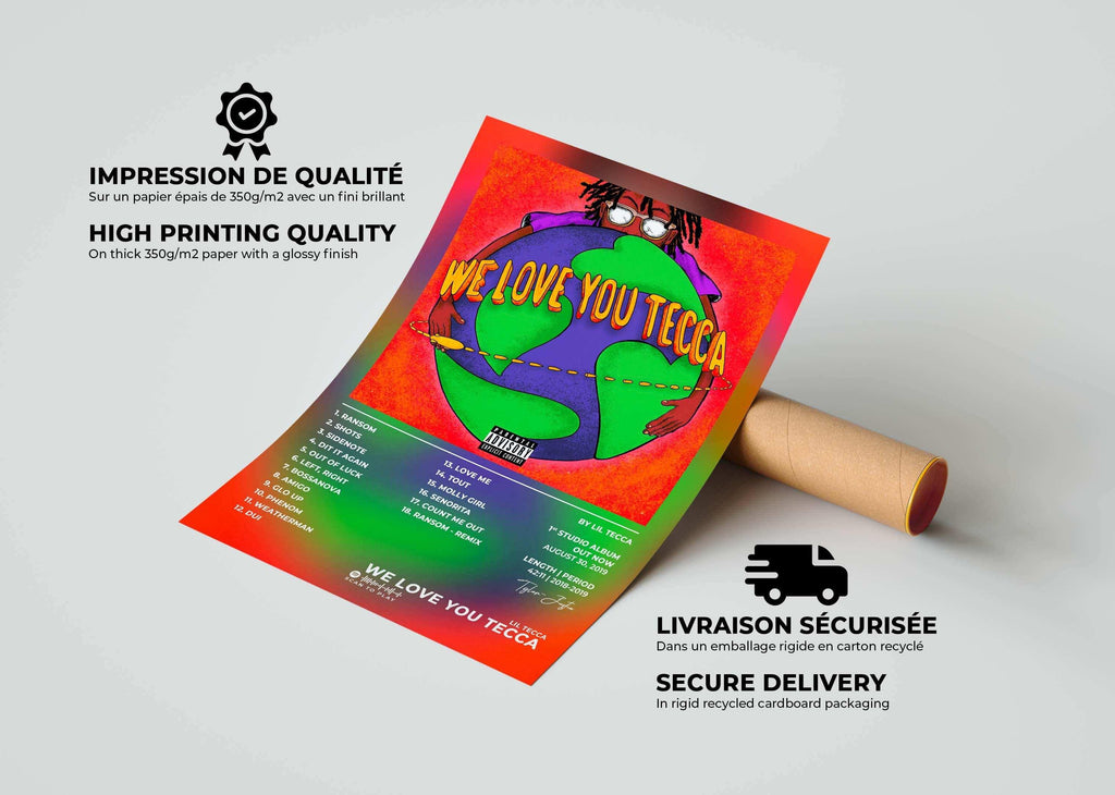 We Love You Tecca Lil Tecca Poster - Backyard